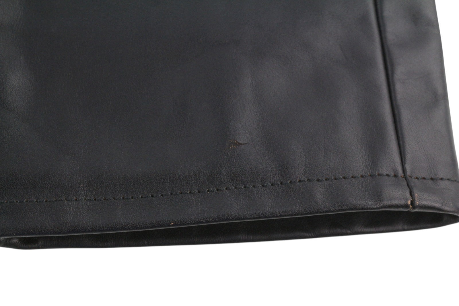 R13 Zip-Off Axl Slim With Leather Legs Women Jeans 27 Stone Black Denim RRP999