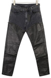 Jeans Zip-Off Axl Slim With Leather Legs