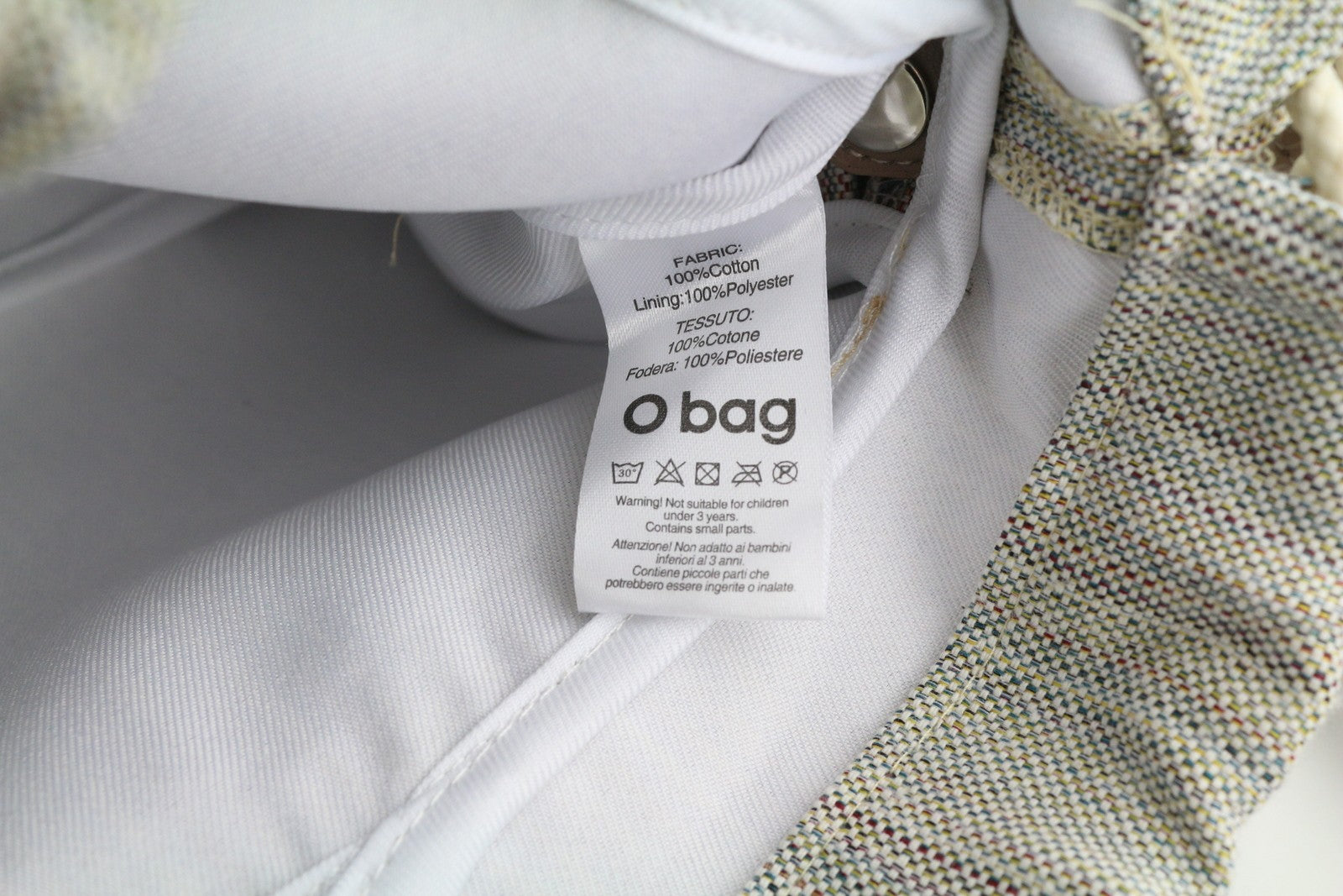 O BAG Swing Women Bag OS Black Textured Silicone Half Moon Inner Crossbody