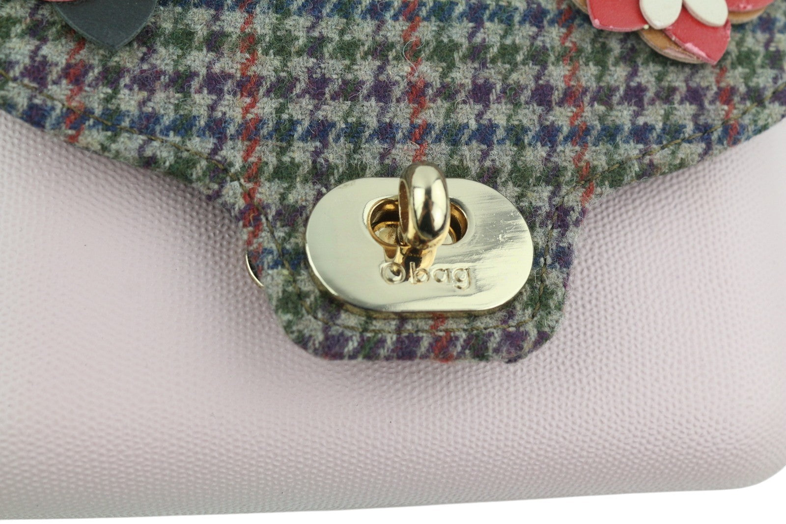 O BAG Micro Pocket Mix Women Bag OS Pink Floral Strap Small Crossbody Pouch