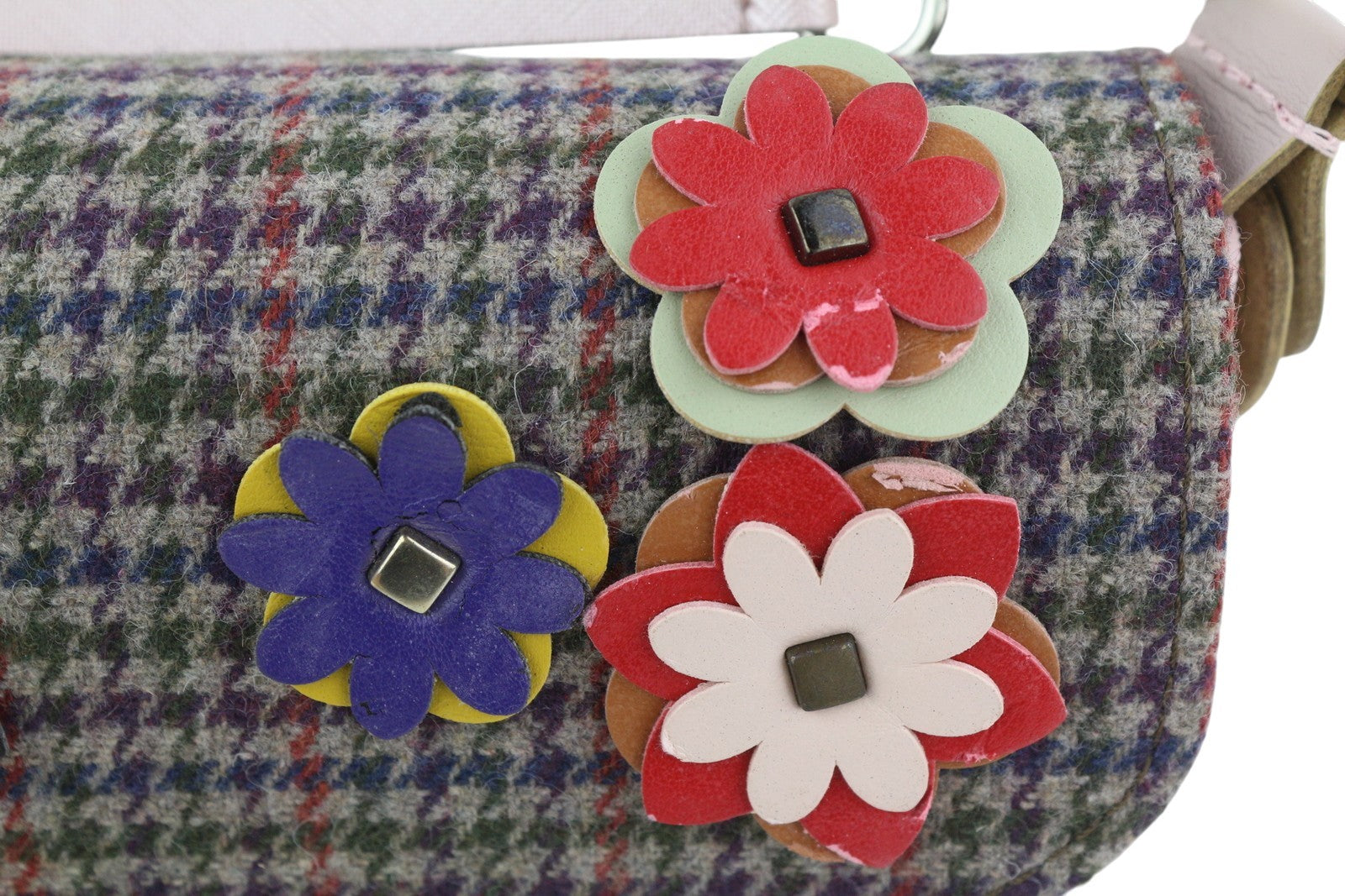 O BAG Micro Pocket Mix Women Bag OS Pink Floral Strap Small Crossbody Pouch