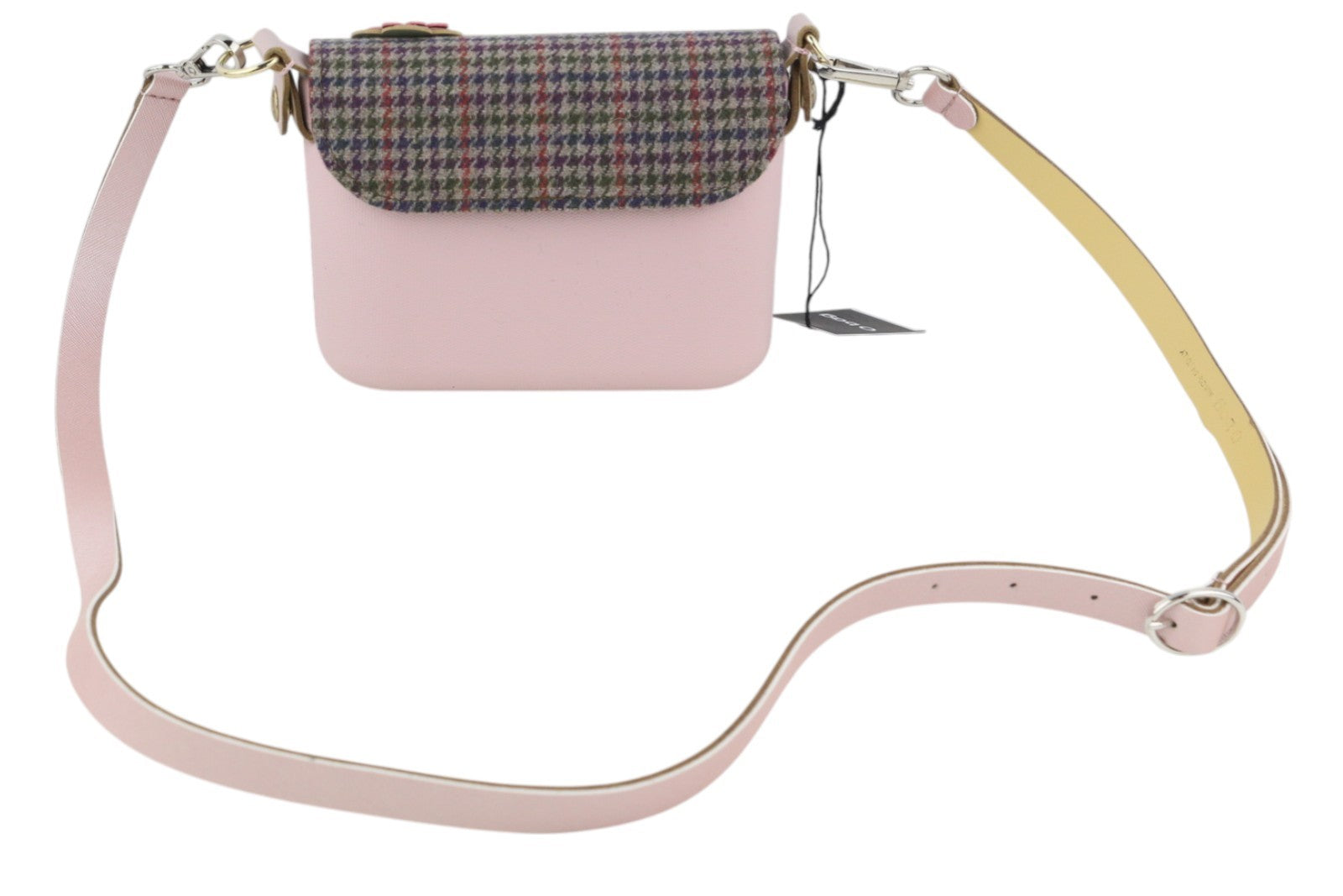 O BAG Micro Pocket Mix Women Bag OS Pink Floral Strap Small Crossbody Pouch