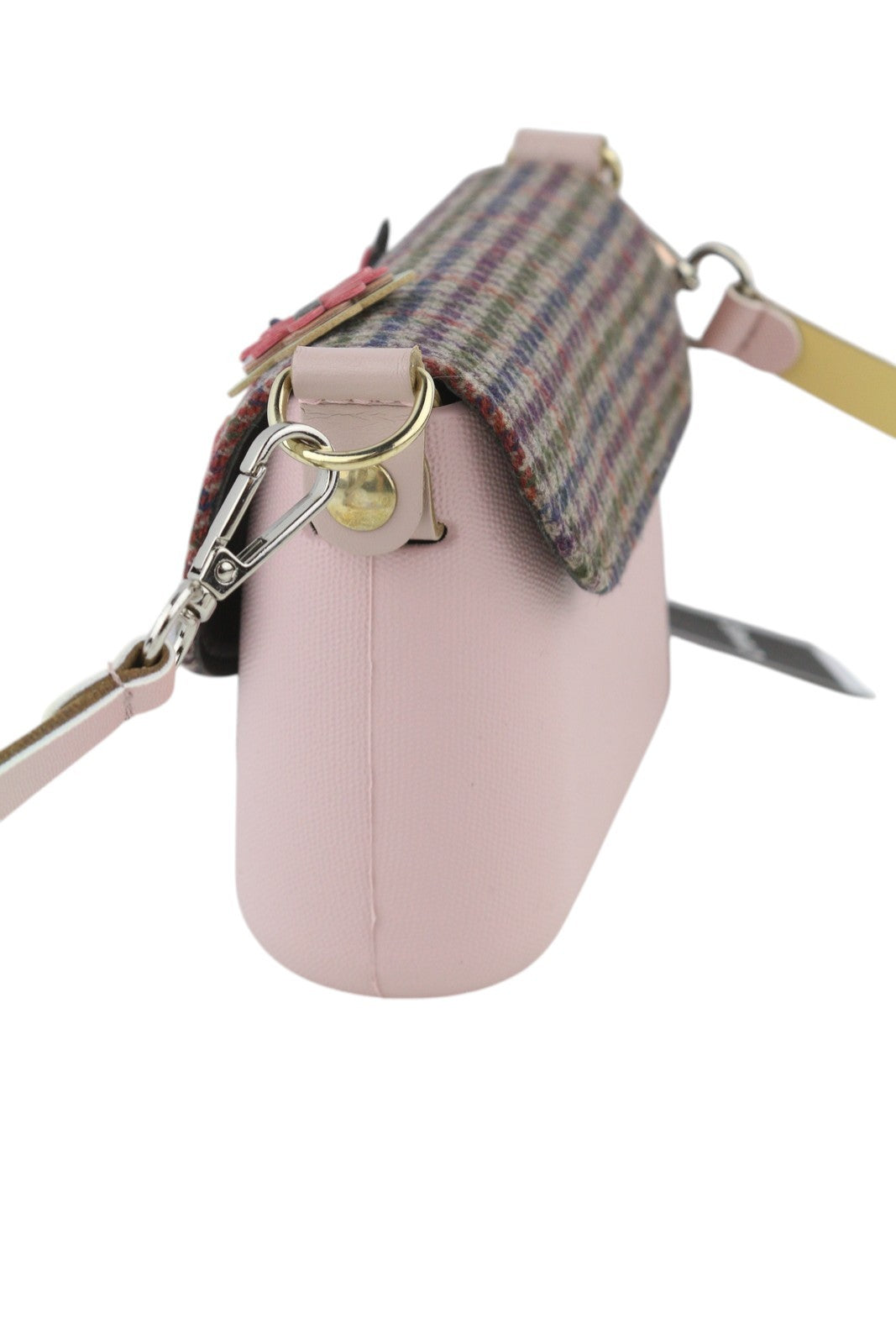 O BAG Micro Pocket Mix Women Bag OS Pink Floral Strap Small Crossbody Pouch