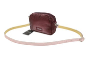 O BAG Extra Pocket Women Bag OS Burgundy Zip Closure Adjustable Crossbody Strap