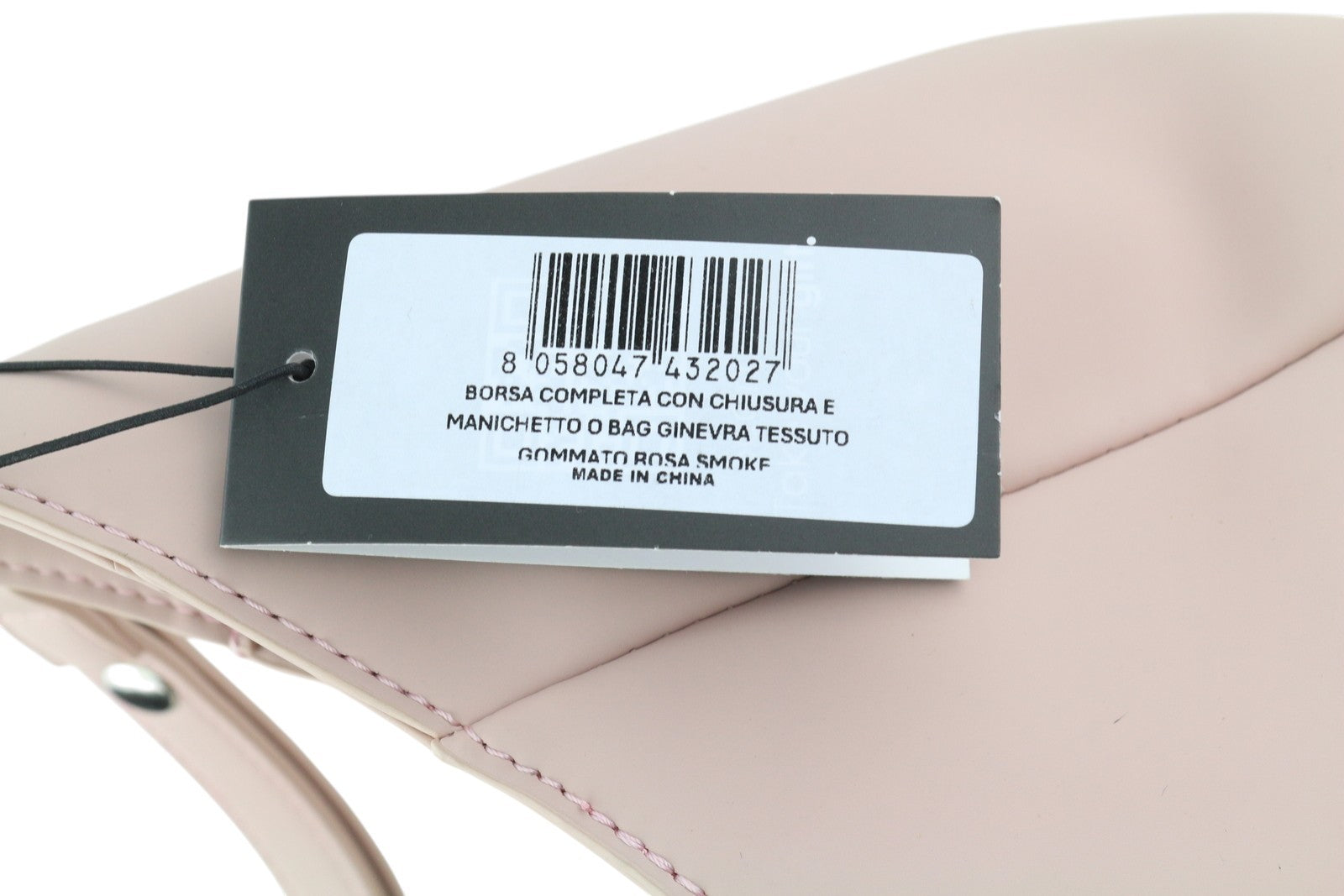 O BAG Ginevra Women Bag OS Light Pink Lined Hobo Crossbody Magnetic Closure