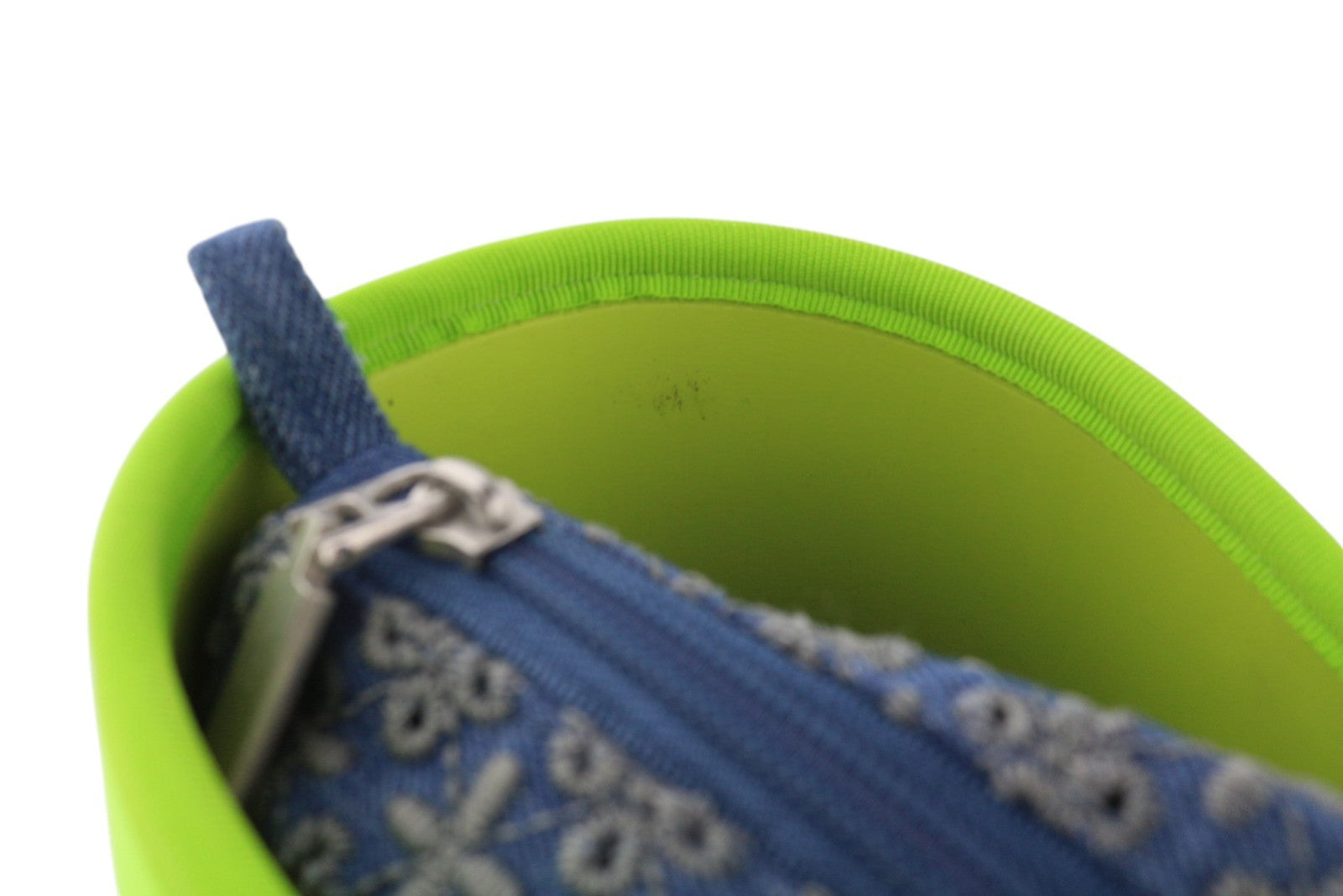 O BAG Armenia Women Bag OS Neon Green Inner Pouch Double Handle Tote Logo