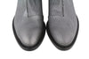 Grey Leather Boots