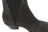Grey Leather Boots