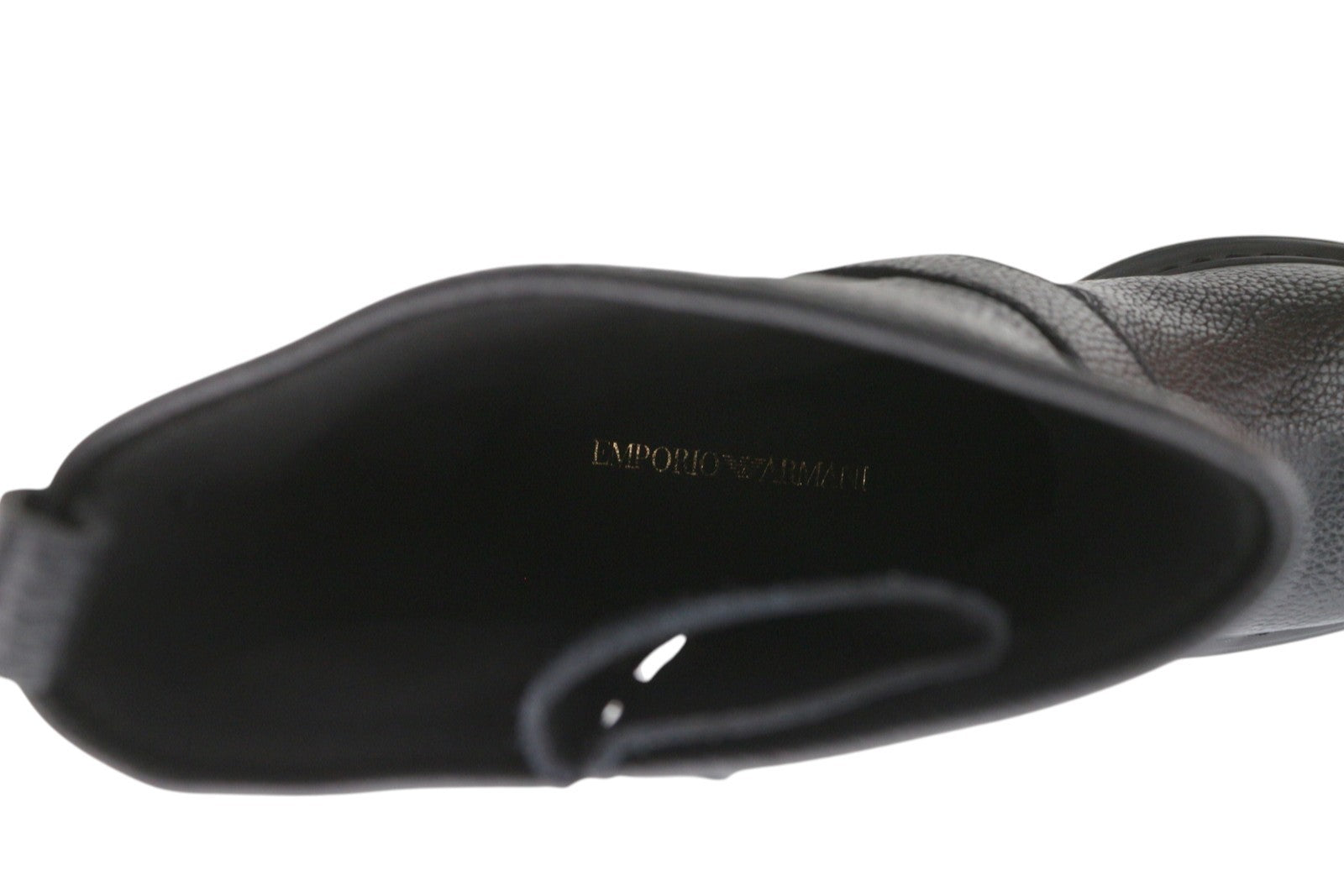 EMPORIO ARMANI X3N144 Women Boots EU37 Black Leather Buckle Ankle RRP359