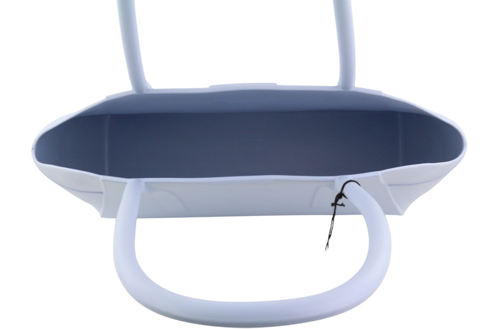 O BAG Unique Women Bag OS Light Blue Textured Silicone Waterproof Double Handle