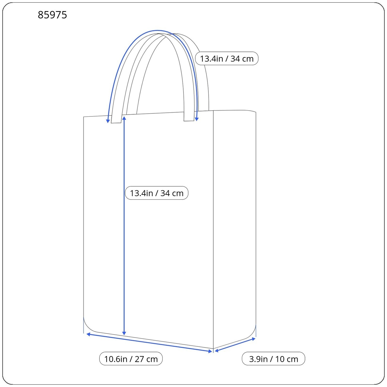 O BAG Chic Women Bag OS Black Red Double Handle Inner Pouch Square Tote