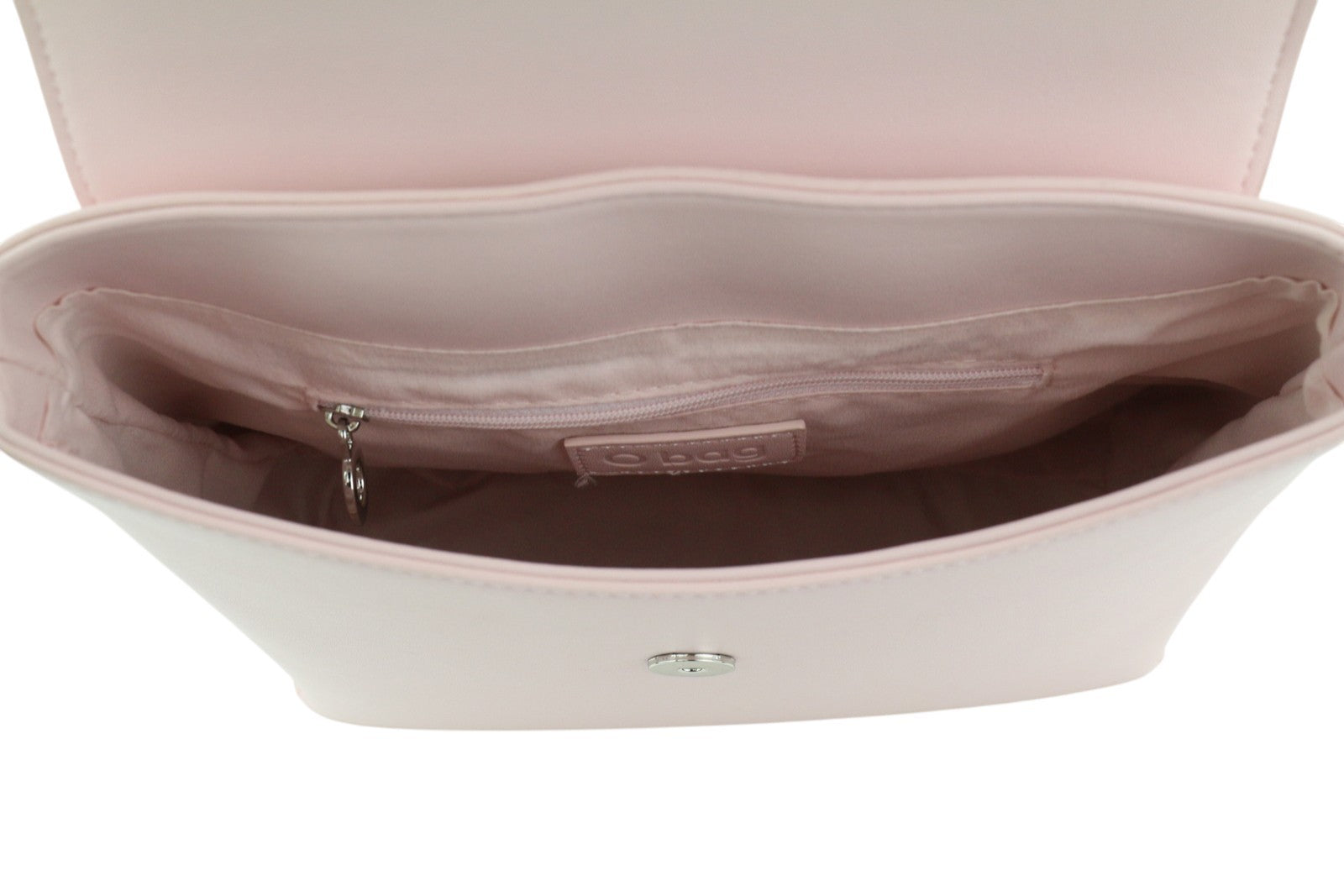 O BAG Zaino Women Bag OS Light Pink Double Handle Backpack Magnetic Closure