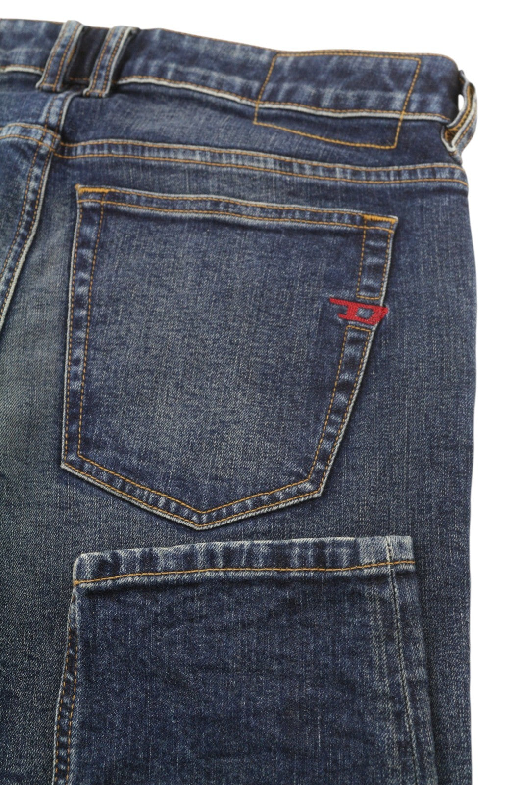 DIESEL 1979 Sleenker 069YY Men Jeans W30/L34 Faded Blue Skinny Low Rise