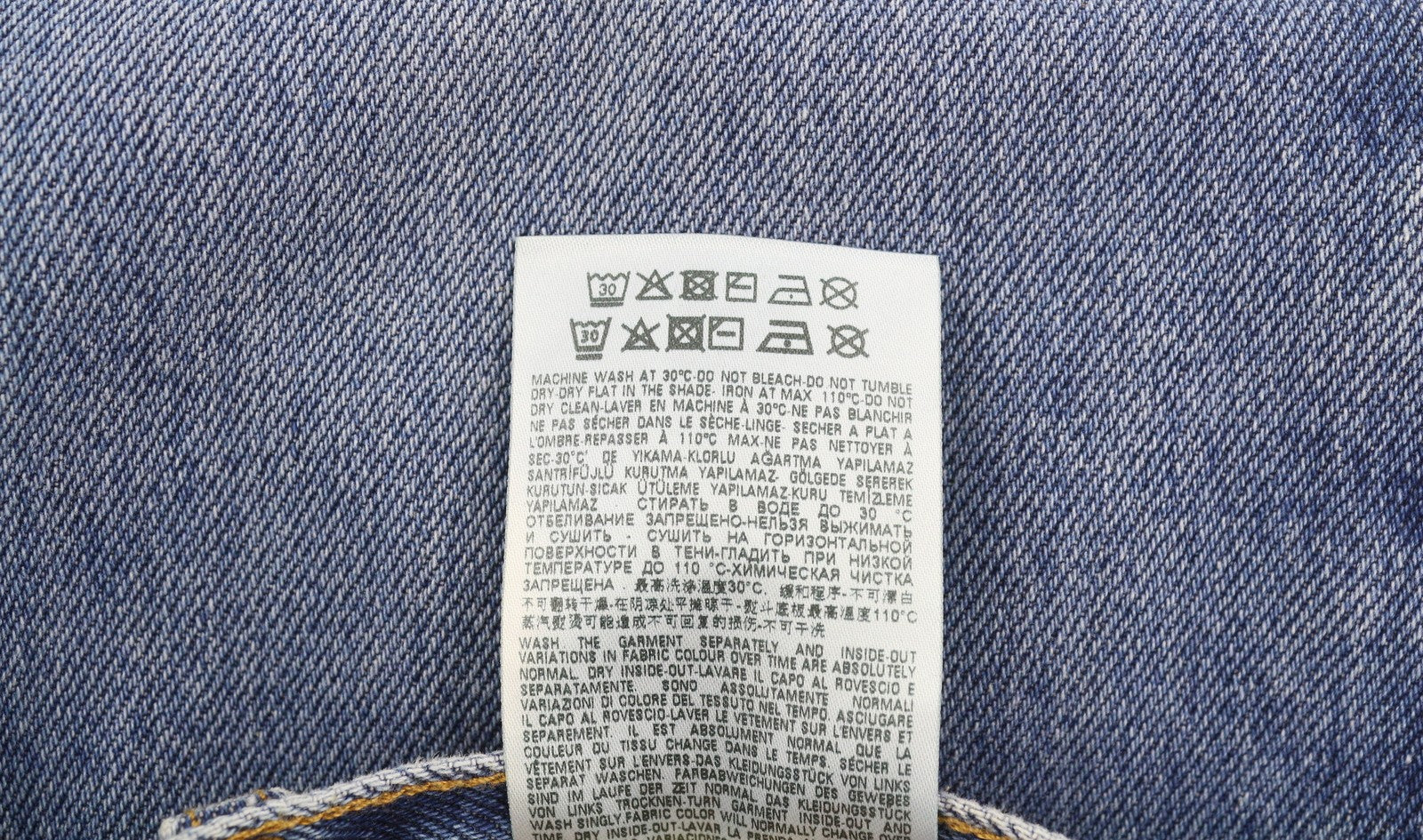 DIESEL 2020 D-Viker 0GYCT Men Jeans W30/L32 Blue Washed Regular Straight Fit