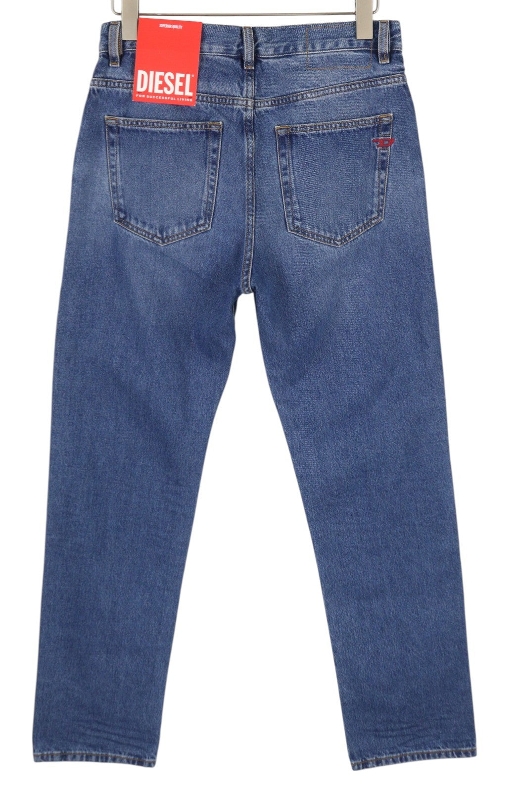 DIESEL 2020 D-Viker 0GYCT Men Jeans W30/L32 Blue Washed Regular Straight Fit