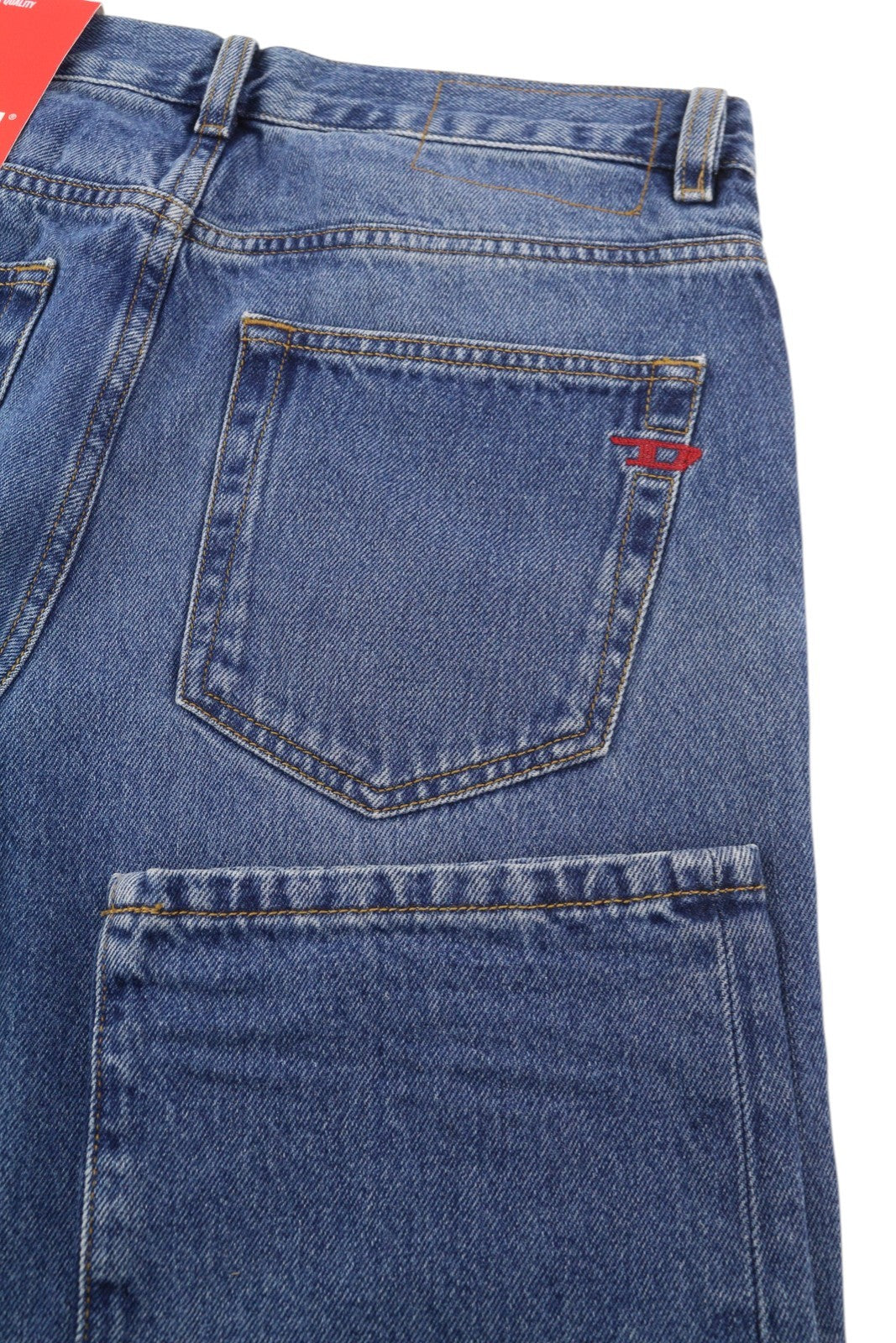 DIESEL 2020 D-Viker 0GYCT Men Jeans W30/L32 Blue Washed Regular Straight Fit