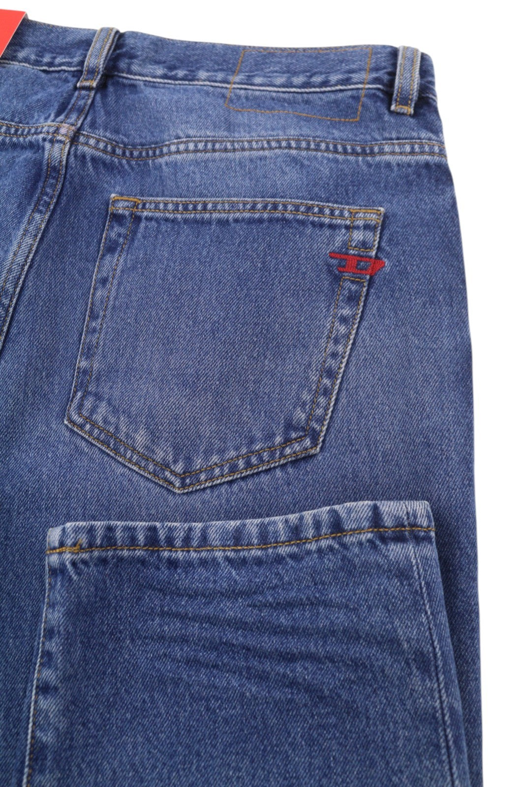 DIESEL 2020 D-Viker 0GYCT Men Jeans W31/L32 Blue Faded Straight Regular Fit