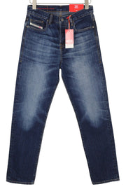 DIESEL 2020 D-Viker 09C64 Men Jeans W28/L32 Blue Faded Straight Regular Fit