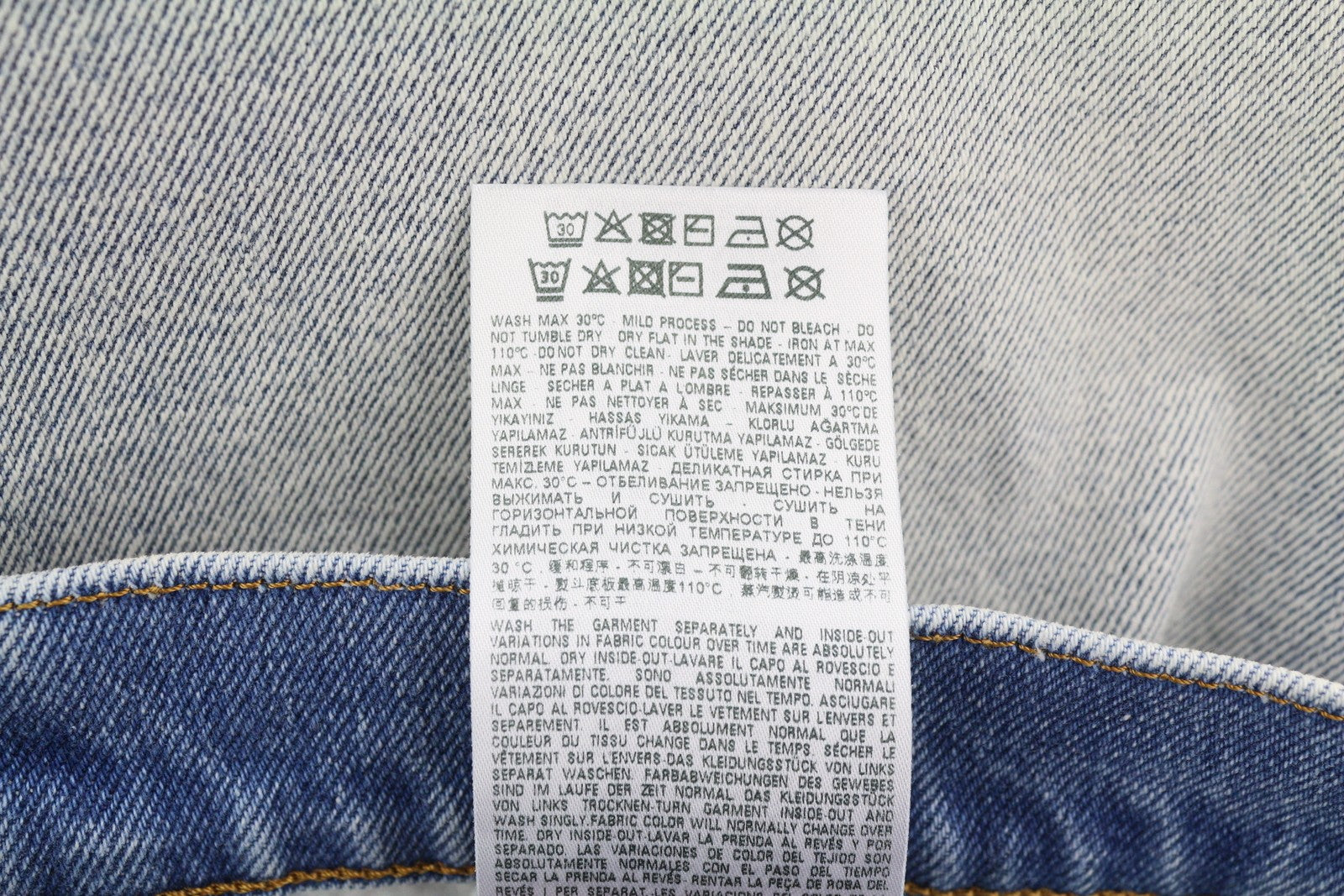 DIESEL 2019 D-Strukt 9C08L Men Jeans W30/L32 Blue Washed Slim Fit RRP350