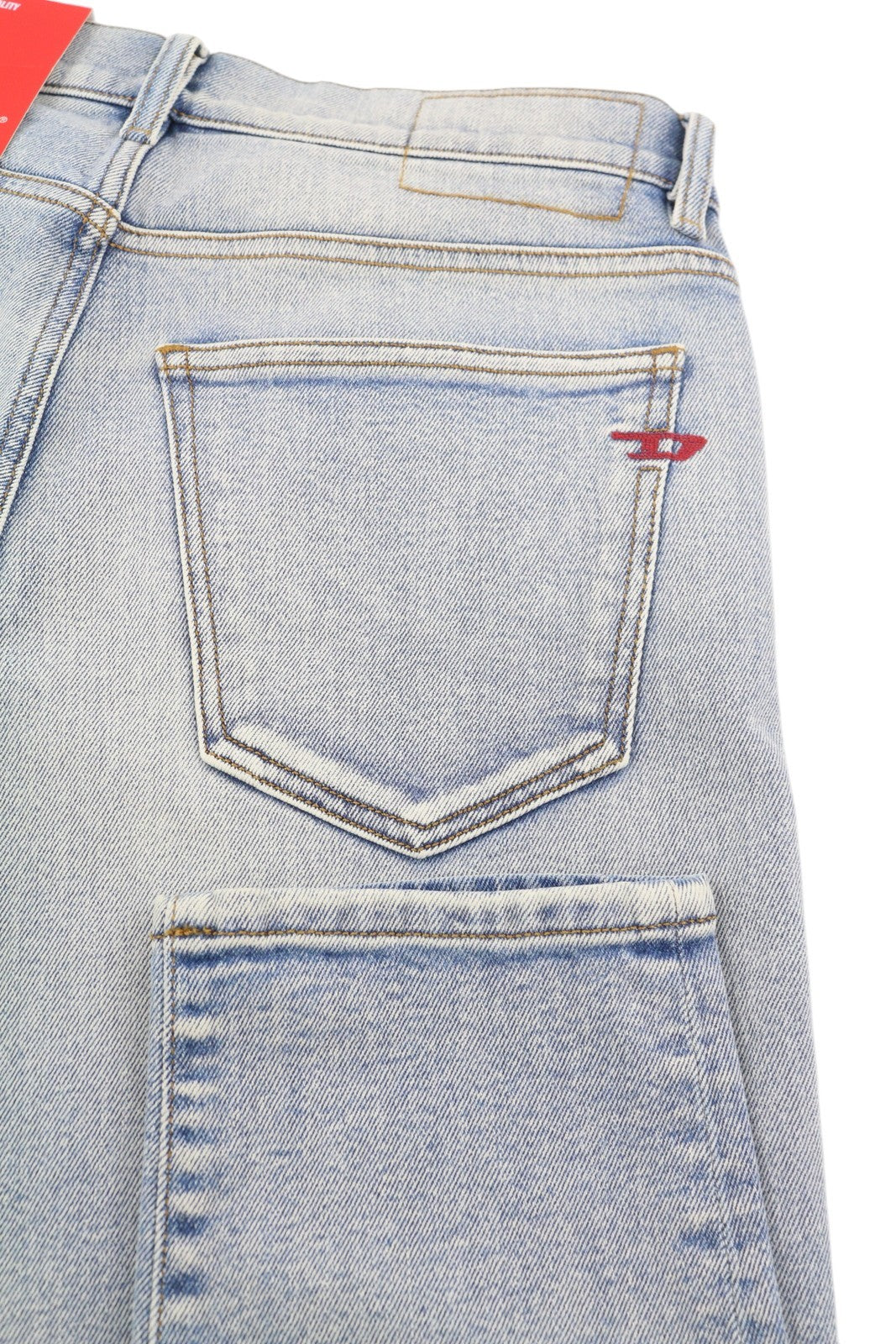 DIESEL 2019 D-Strukt 9C08L Men Jeans W28/L30 Blue Washed Slim Denim RRP350