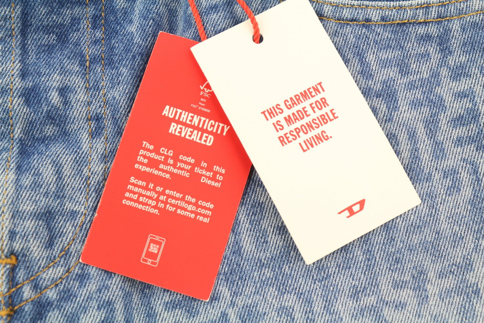 DIESEL 1995 007F5 Men Jeans W32/L30 Slim Straight Cut Printed Logo RRP250