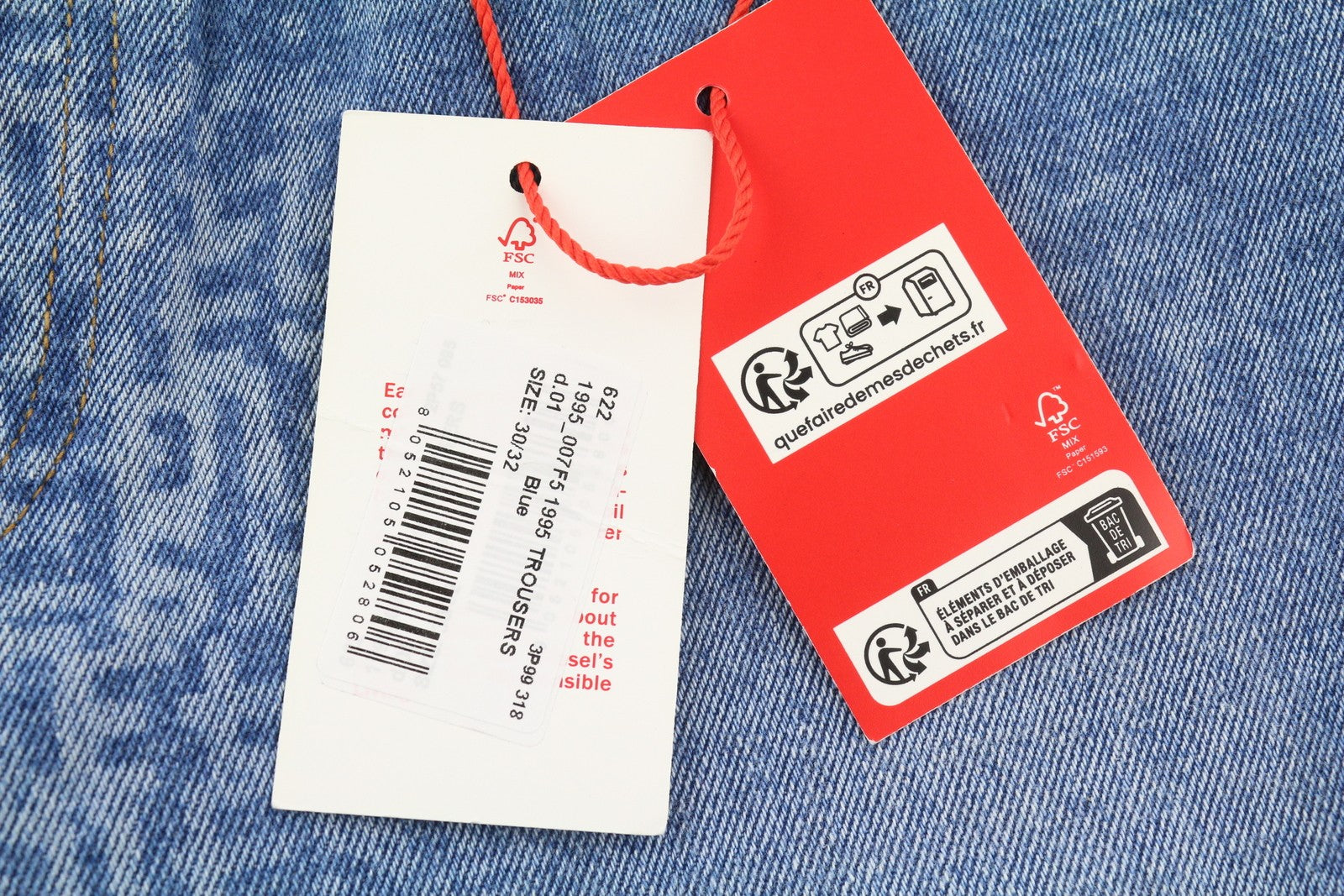 DIESEL 1995 007F5 Men Jeans W30/L32 Slim Straight Leg Logo Print RRP250