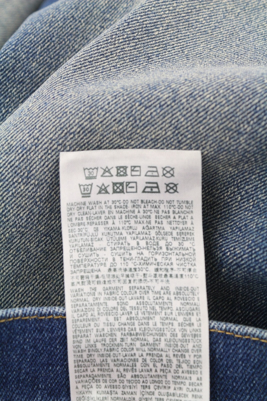 DIESEL 1983 09D82 Men Jeans W31/L34 Blue Faded Skinny Fit Zip Fly