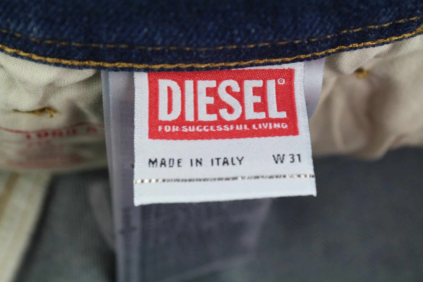 DIESEL 1983 09D82 Men Jeans W31/L32 Blue Faded Skinny Fit Zip