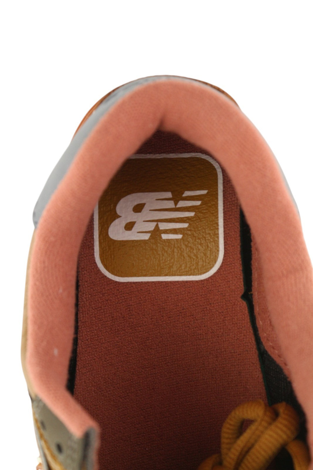 NEW BALANCE 574 Men Sneakers EU40 Brown Leather Low Cut Lace Comfort Shoes