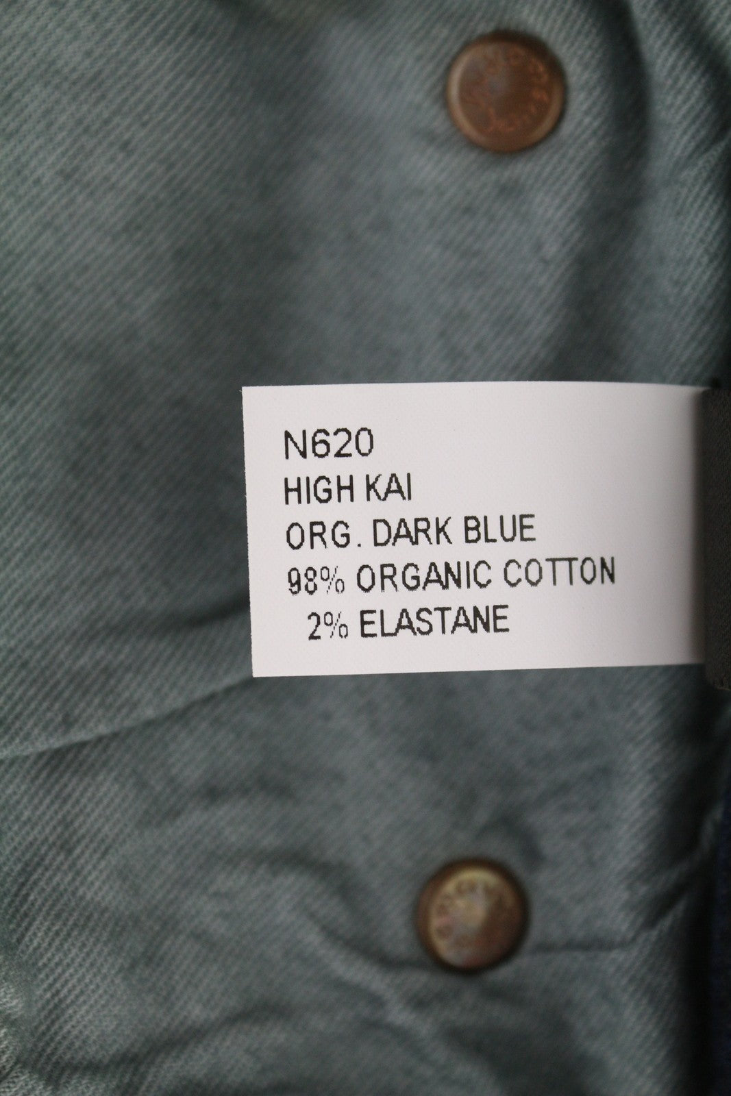 NUDIE JEANS High Kai Men Jeans W29/L30 Organic Dark Blue Skinny Zip Fly