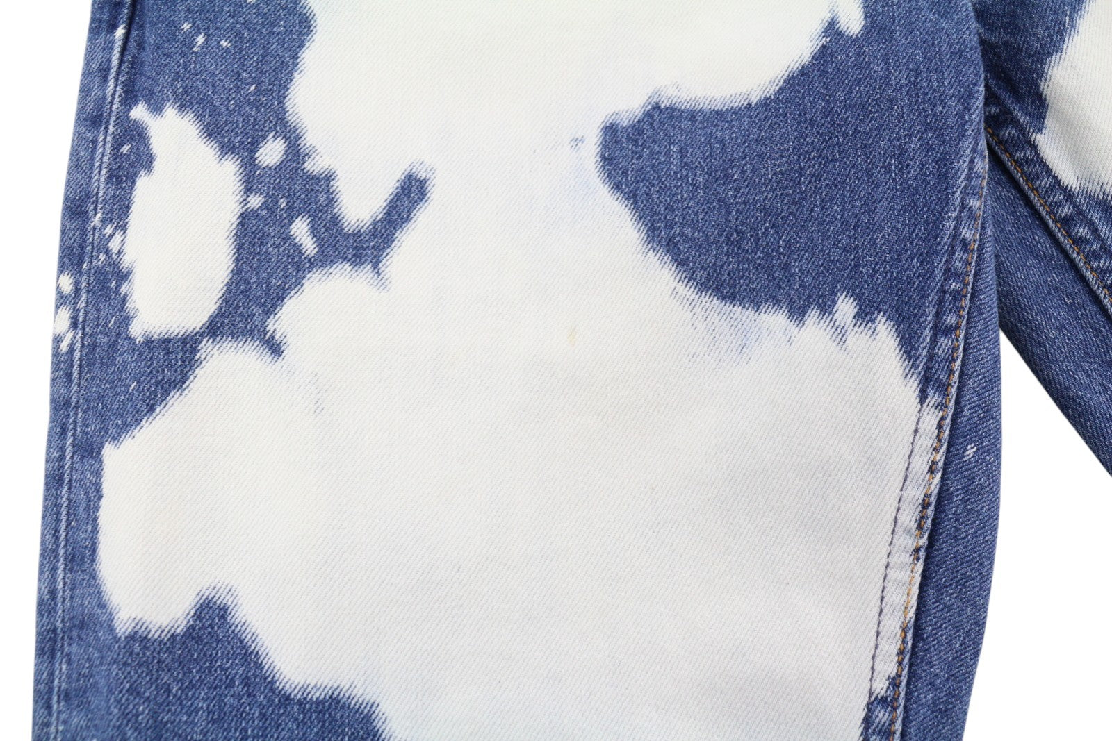 NUDIE JEANS Steady Eddie II Men Jeans W30/L32 Tie Dye Slim Button Fly Denim