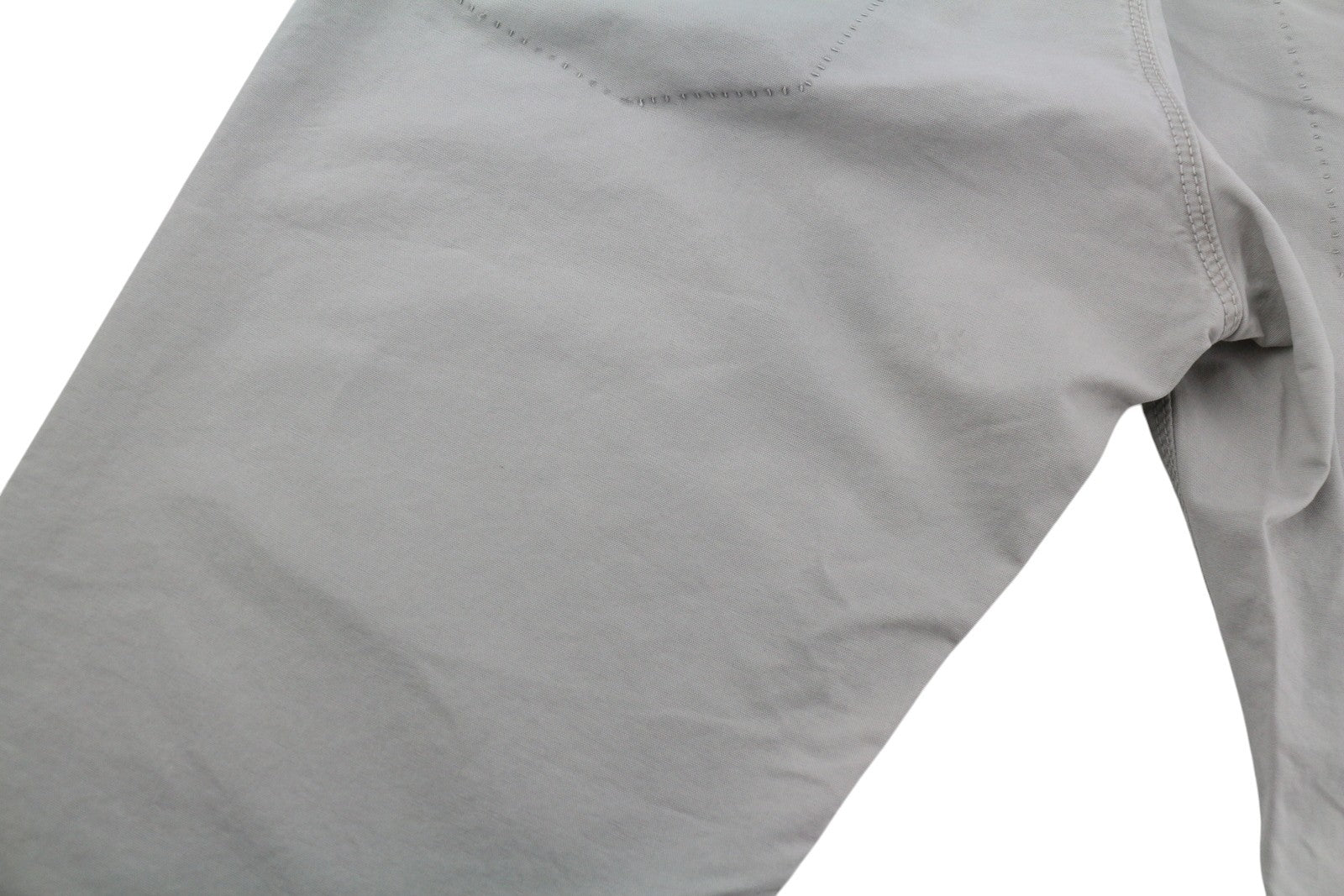 NUDIE JEANS Khaki Regular Men Trousers W32/L34 Organic Moon Dust Ripped Chino