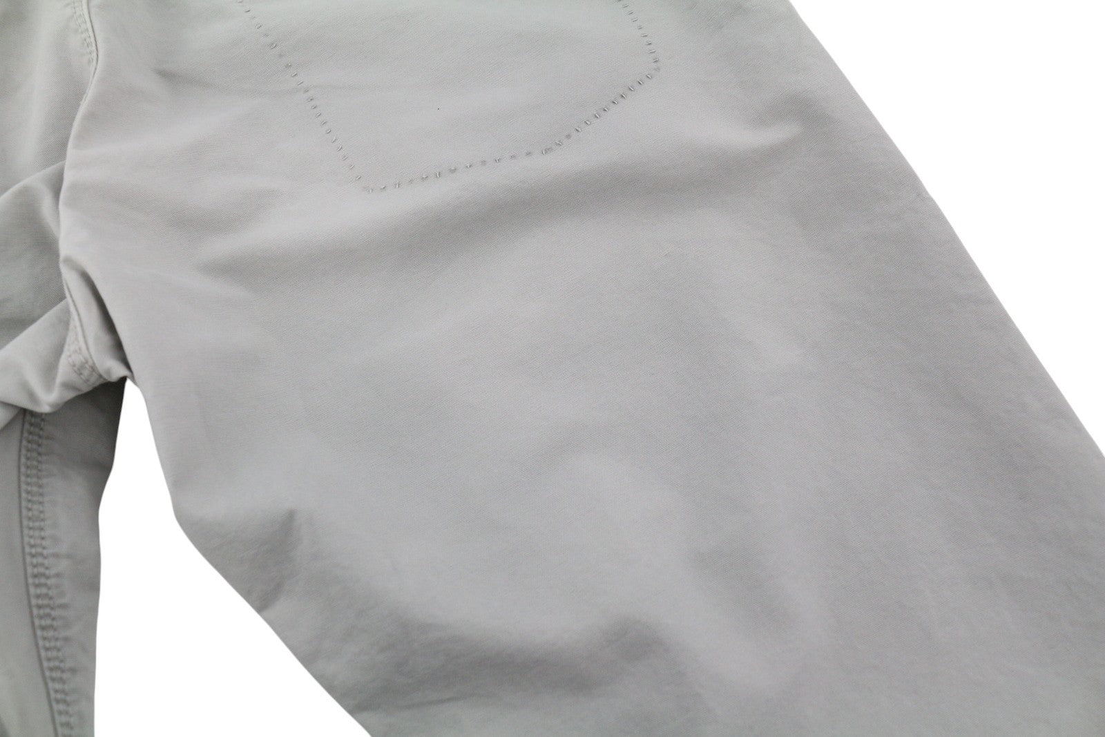 NUDIE JEANS Khaki Regular Men Trousers W32/L34 Organic Moon Dust Ripped Chino