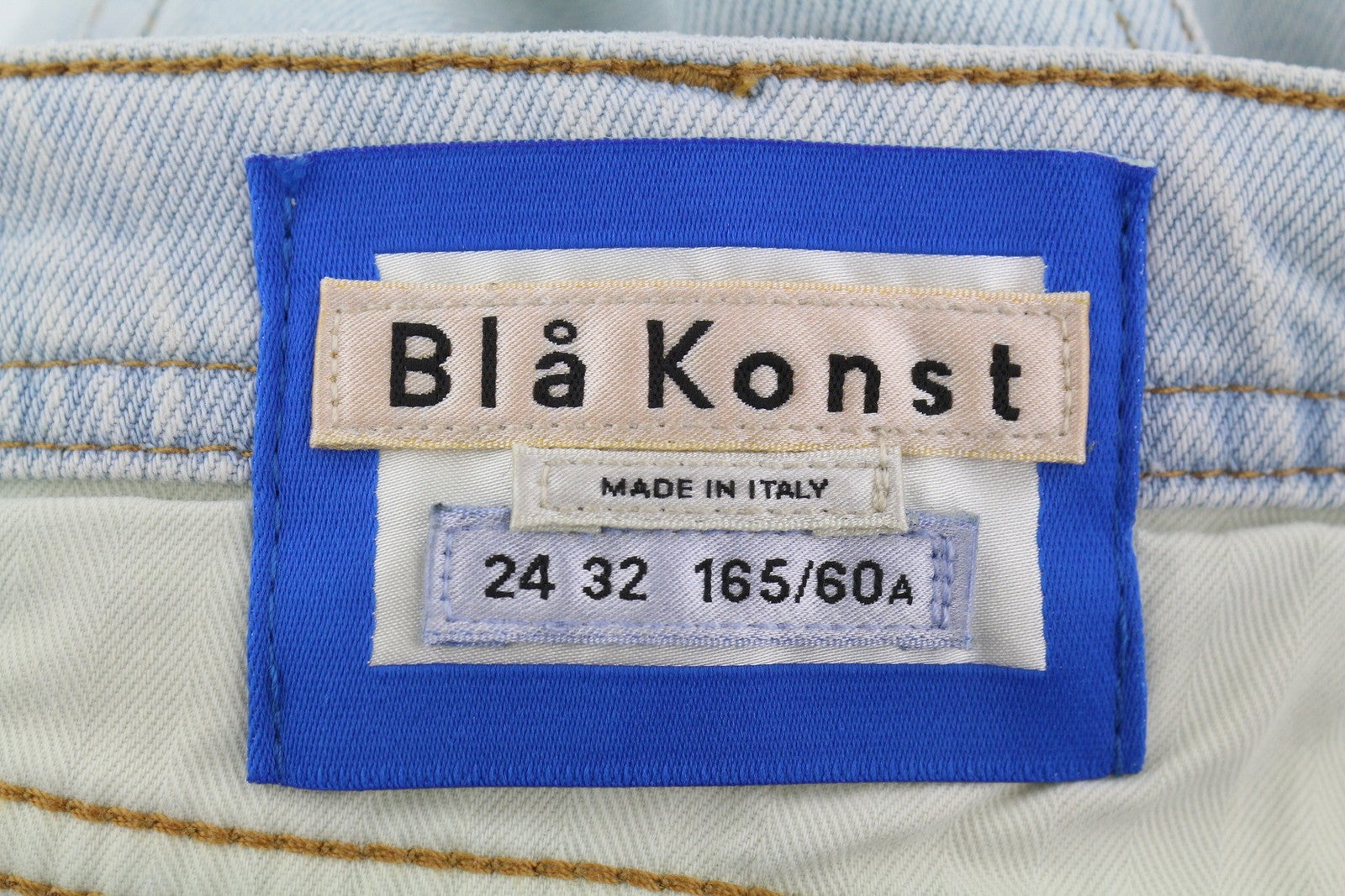 ACNE STUDIOS Bla Konst South Lt Blue Women Jeans W24/L32 Blue Slim Washed