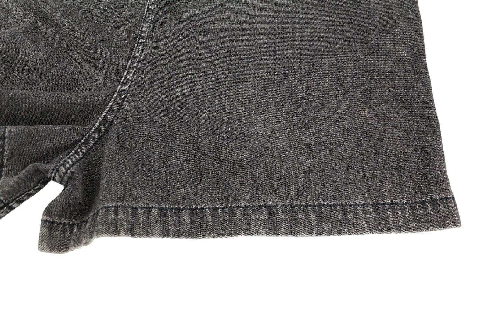 R13 Freddy Cowboy Shirt Women Romper M Elmore Black Distressed Tex RRP799