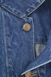 Jacket Cinched Waist Denim Trucker