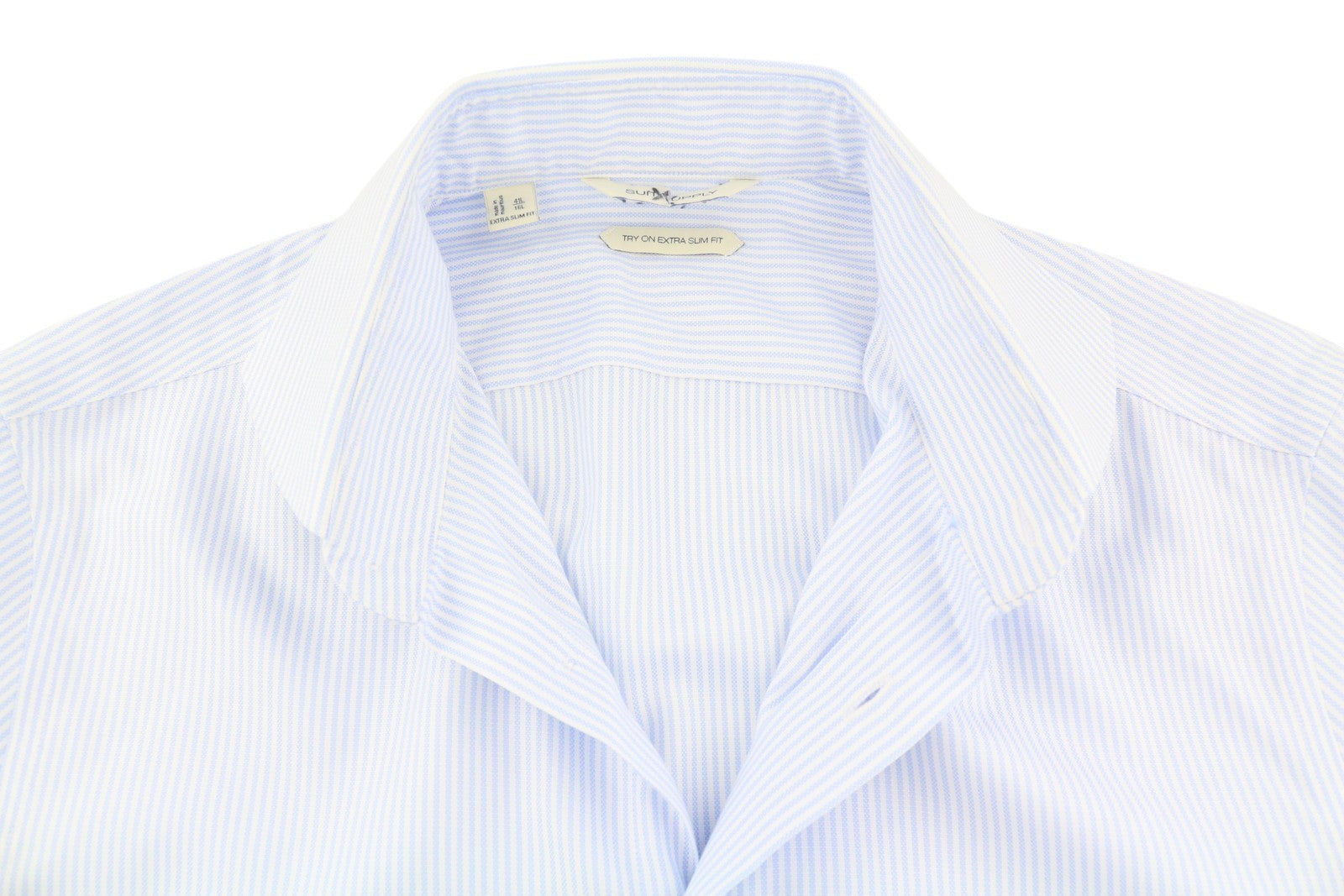SUITSUPPLY Extra Slim Men Formal Shirt 41L / 16L Pinstripe Cutaway