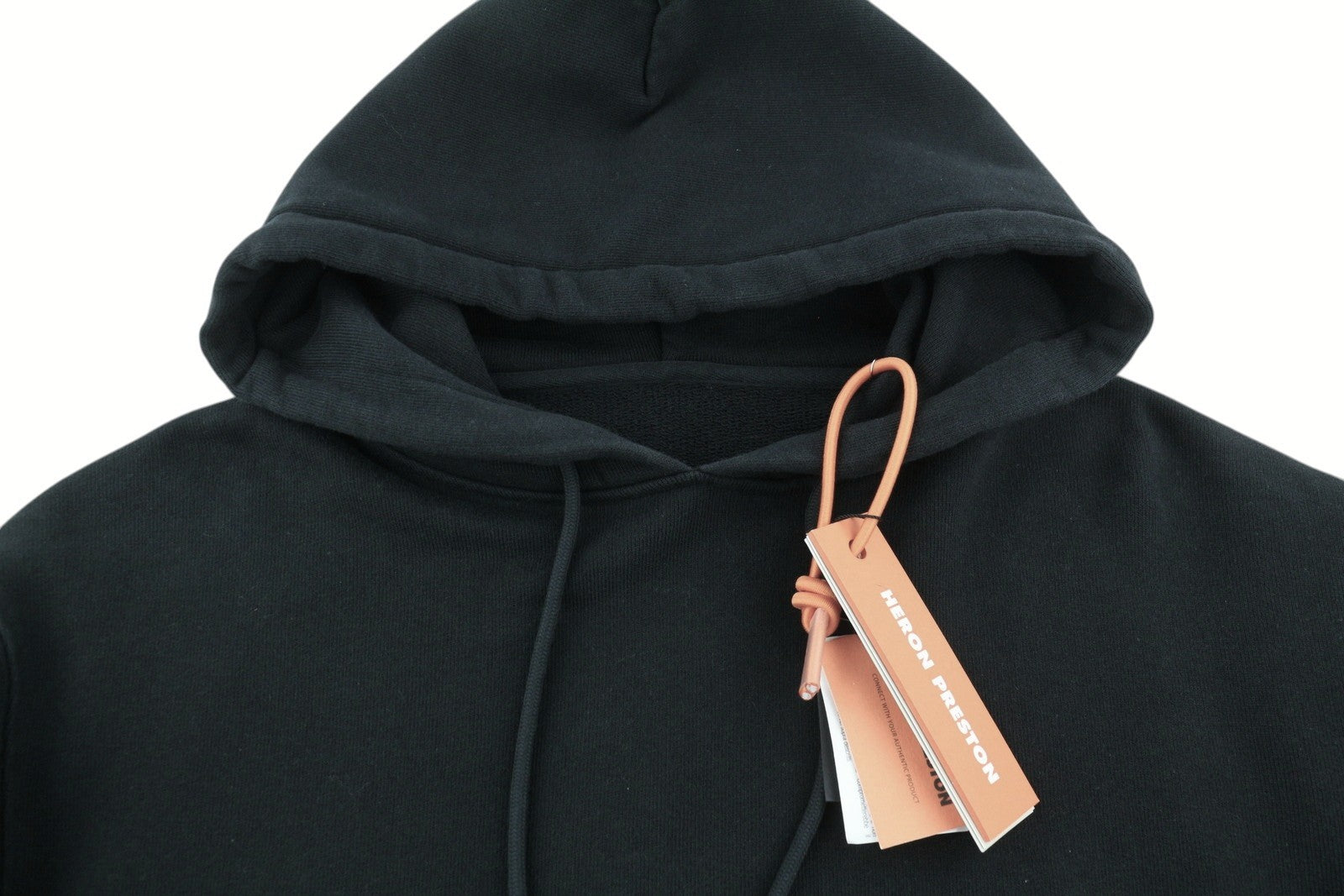 HERON PRESTON Flaming Skull Crop Women Hoodie L Black Printed Pullover RRP499