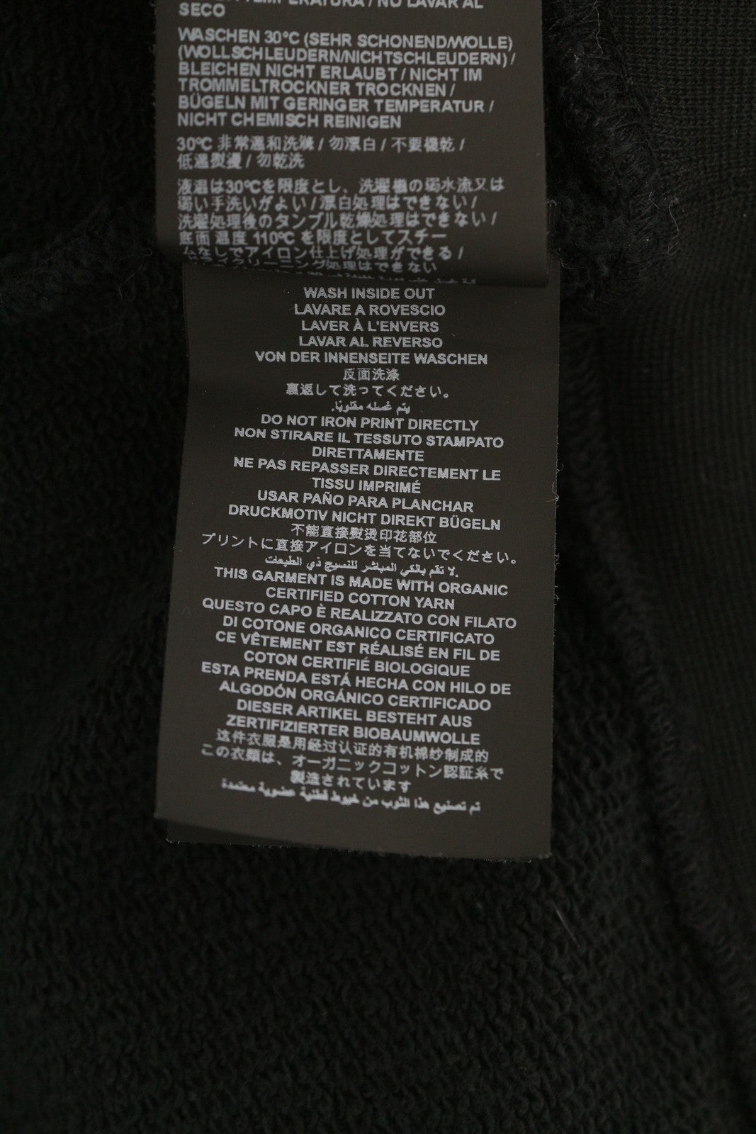 HERON PRESTON Flaming Skull Crop Women Hoodie L Black Printed Pullover RRP499