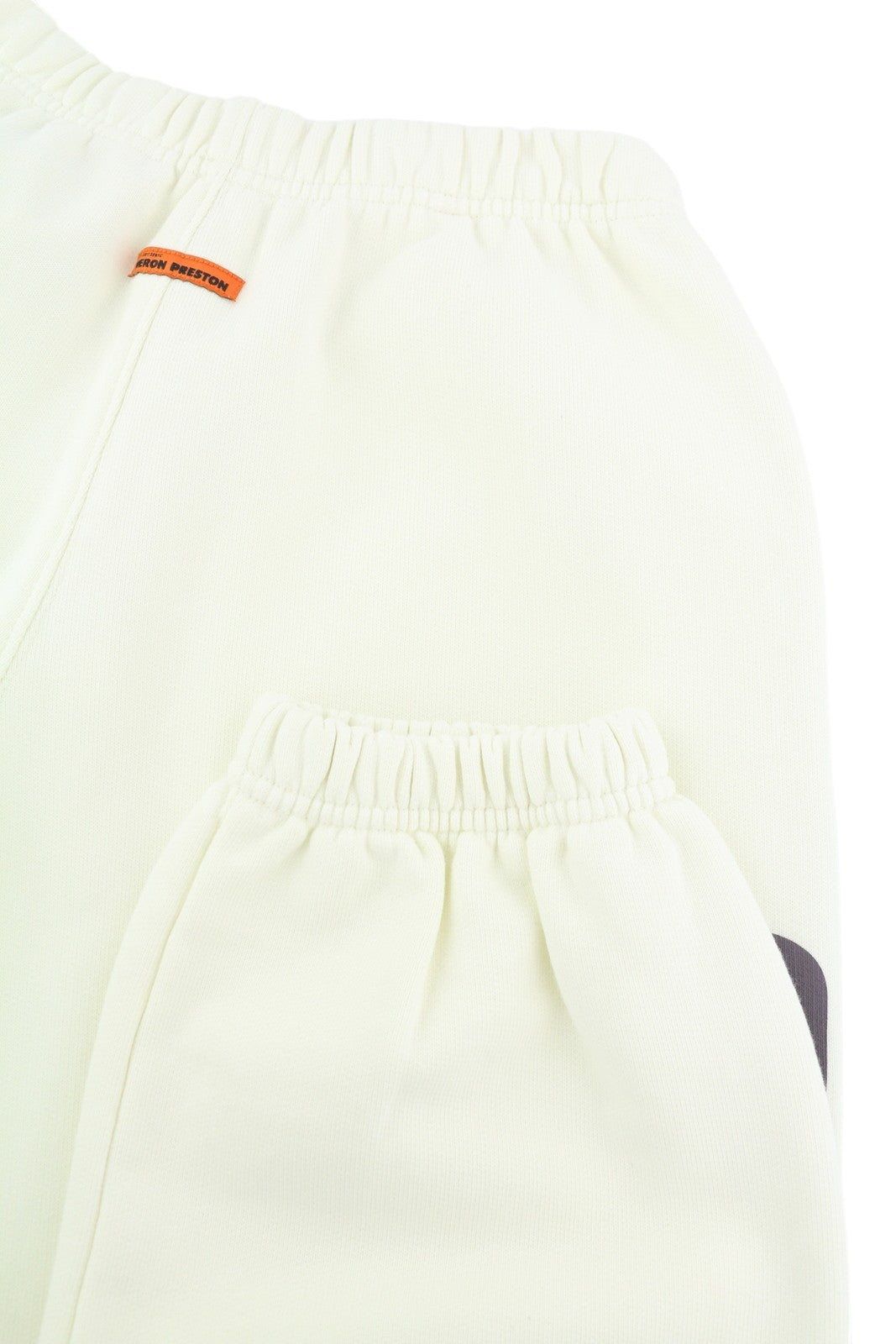 HERON PRESTON Real Estate Women Trousers XS White Logo Sweatpants RRP365