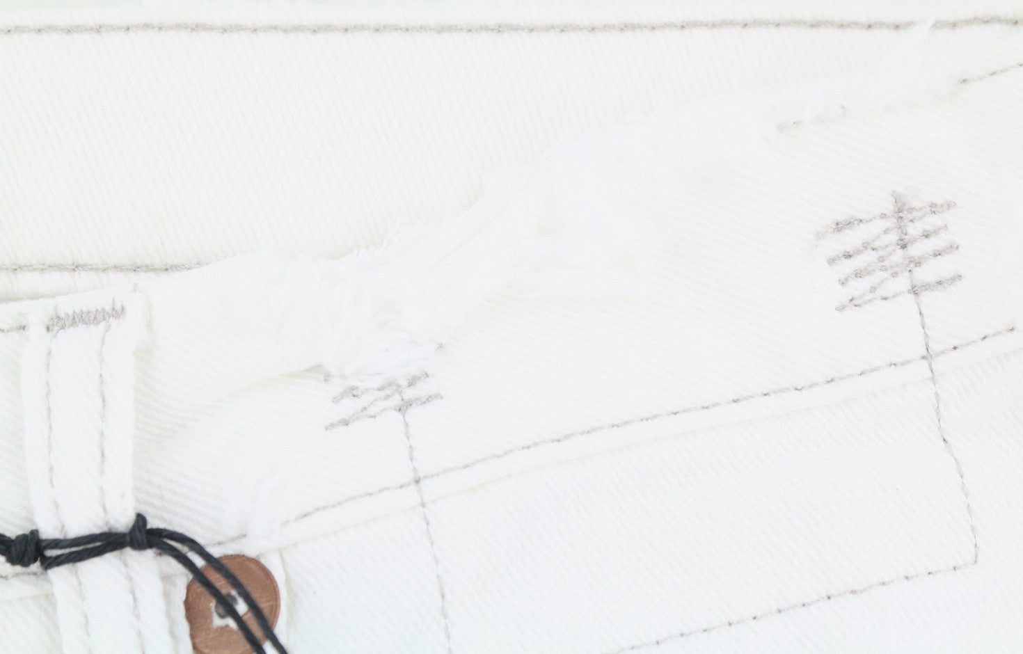 R13 Kick Fit Women Jeans 27 Bale White Cropped Flared Denim RRP499