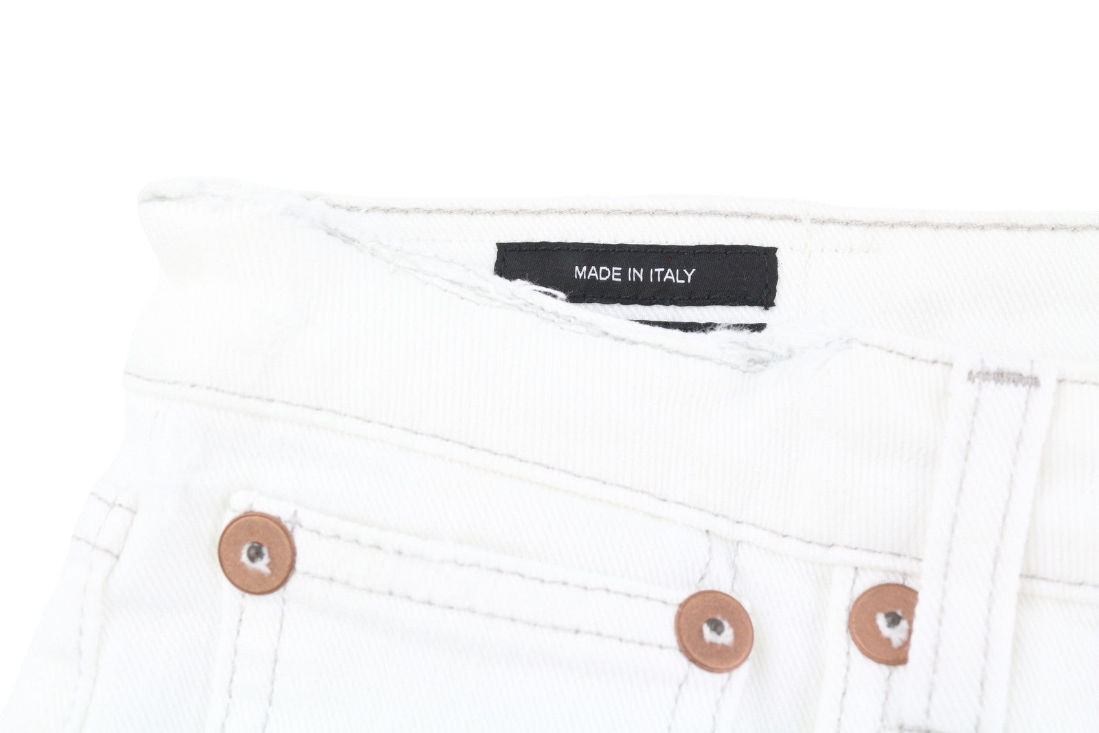 R13 Kick Fit Women Jeans 27 Bale White Cropped Flared Light RRP499