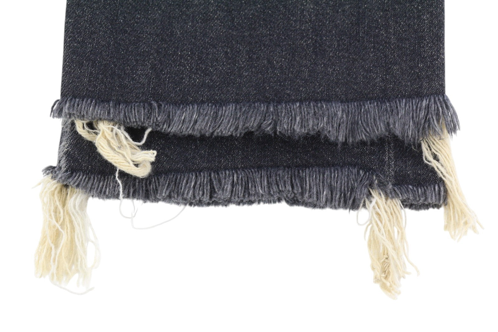 R13 Boyfriend Women Jeans 24 Abbey Black Washed Faded Ankle Distress RRP699