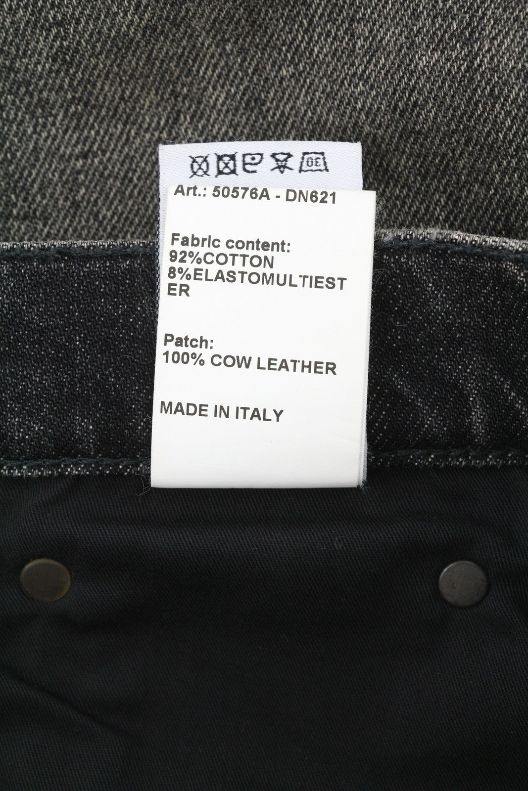 R13 Alice Straight Leg Women Jeans 27 Abbey Black Washed Faded Denim RRP799