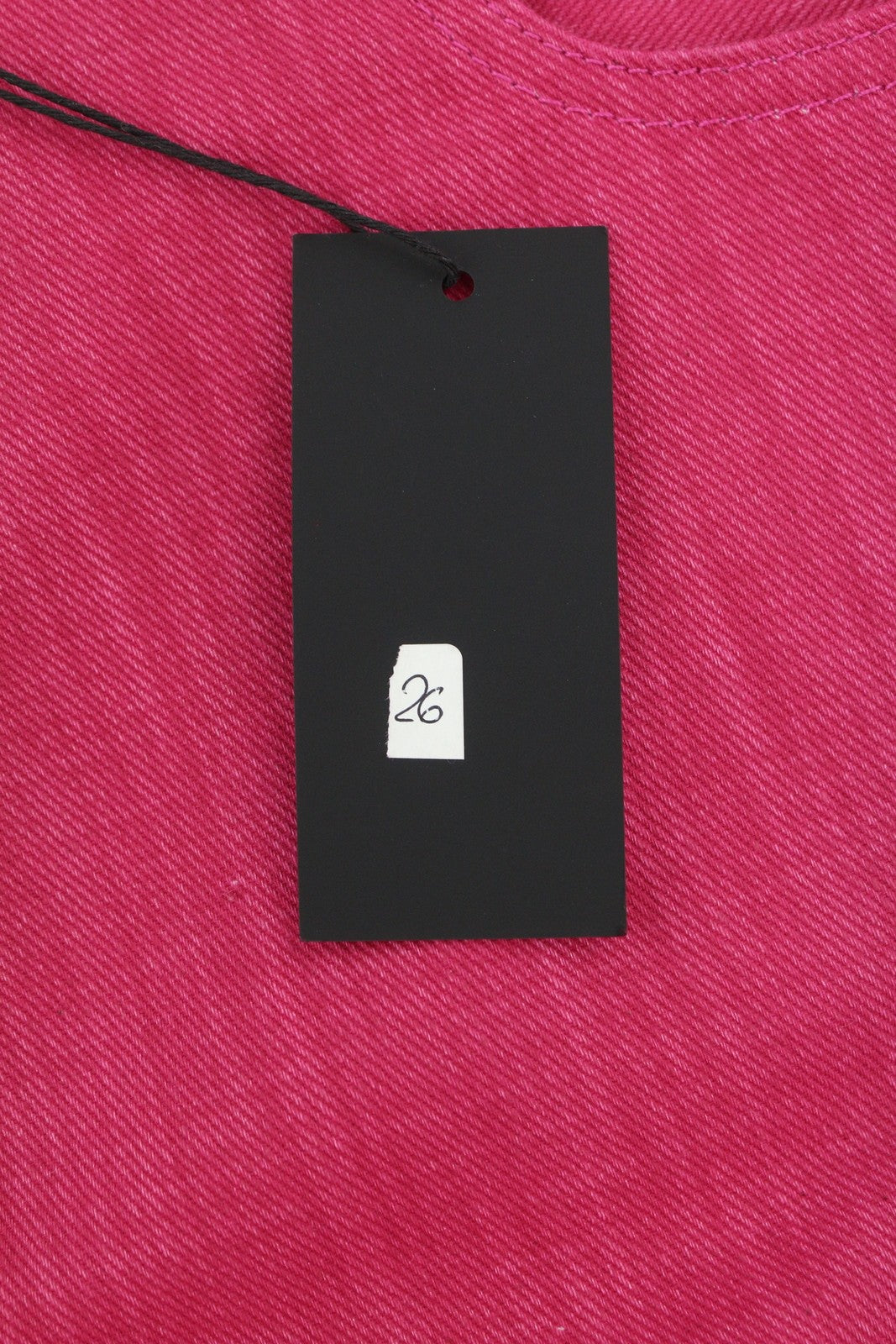 R13 Damon Pleated Women Jeans 26 Vivid Pink Wide Leg Zip Pocket Denim