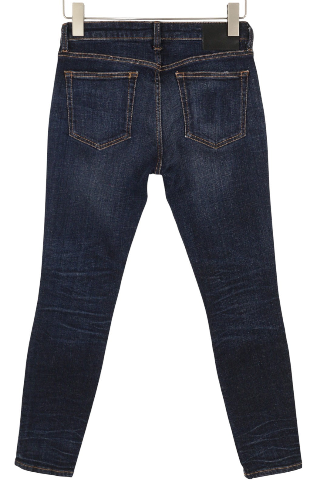 R13 Alison Skinny Women Jeans 27 Howell Indigo Cut Hem Distressed