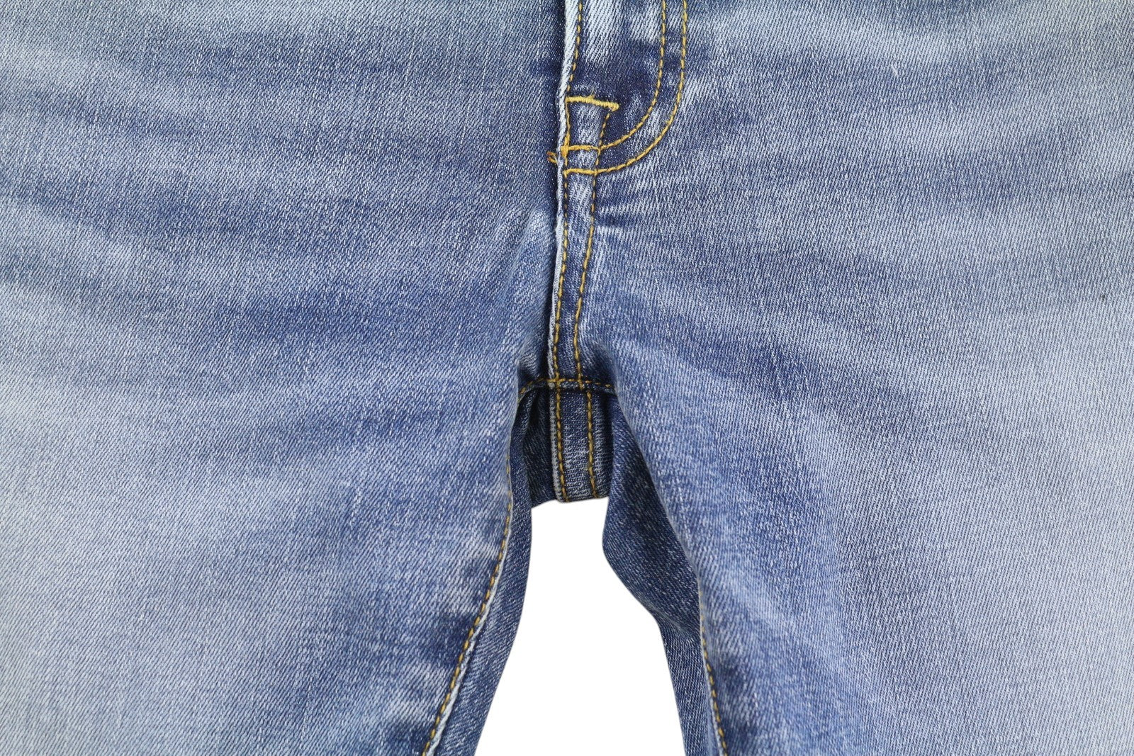 R13 Boy Skinny Women Jeans 27 Blue Washed Faded Cropped Ankle Zip Fly