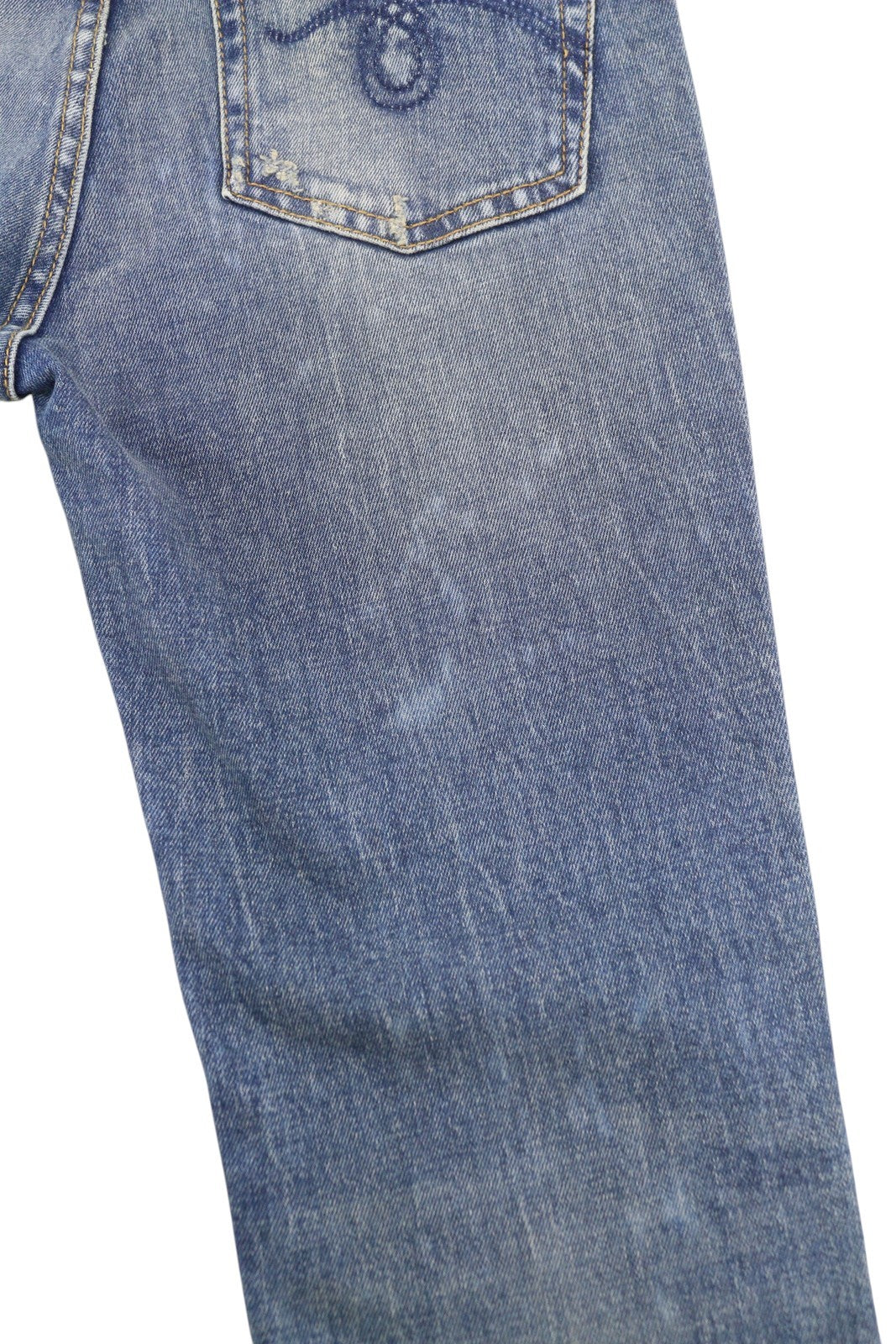 R13 Kick Fit Women Jeans 26 Kelly Stretch Washed Faded Ankle RRP699