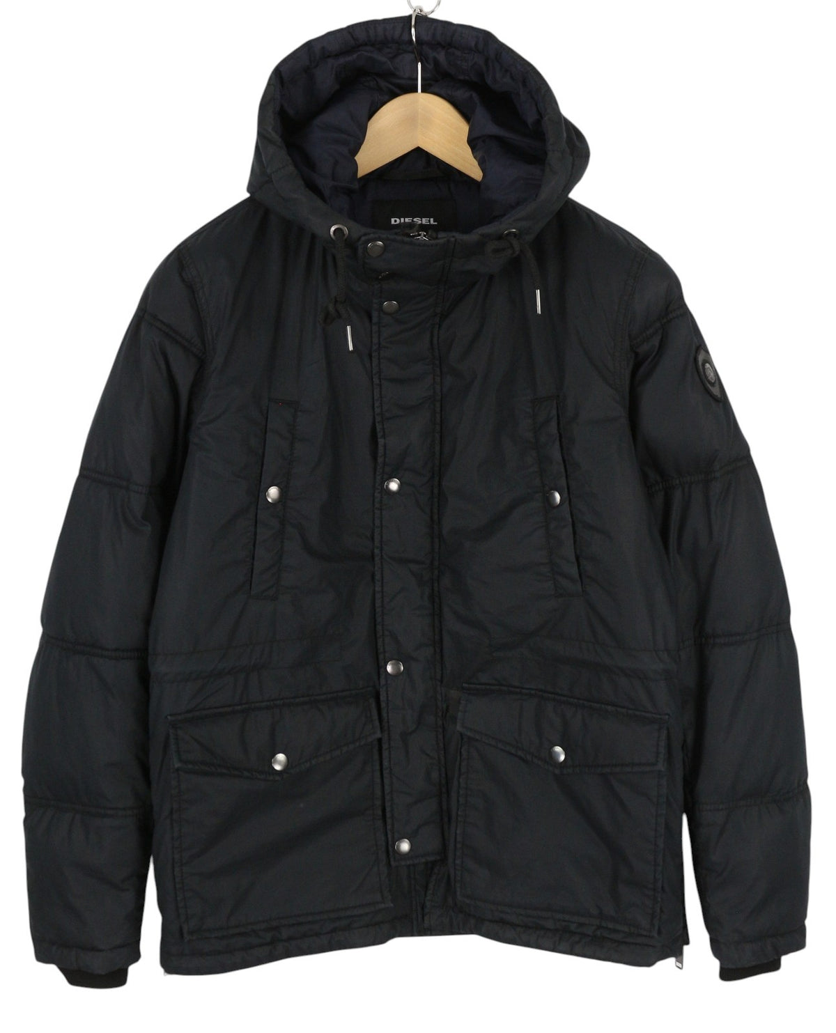 Blaue Baumwolljacke