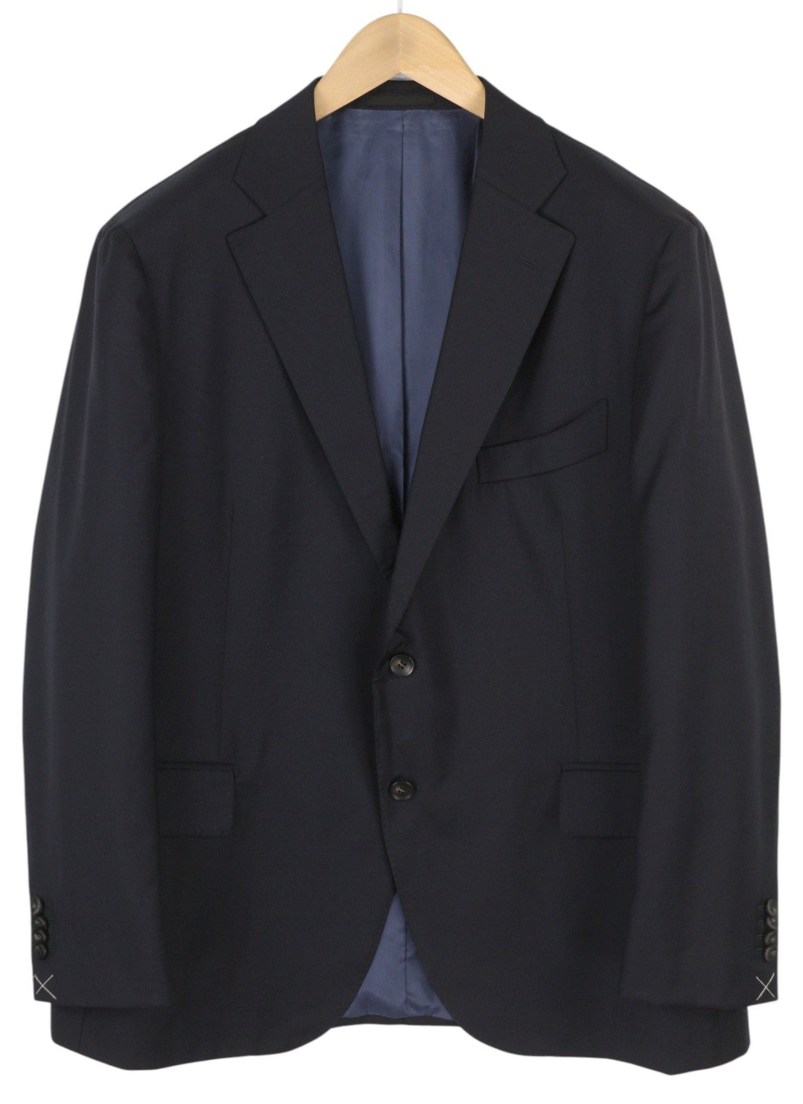 SUITSUPPLY La Spalla Single Breasted Ferrara Men Suit UK50S Blue Wool 3 Piece